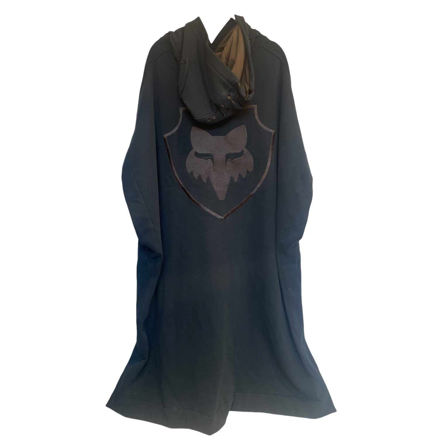 Kiko Kostadinov/Hoodie/FREE/Cotton/BLK/brw fox/holes head/fleece view 2