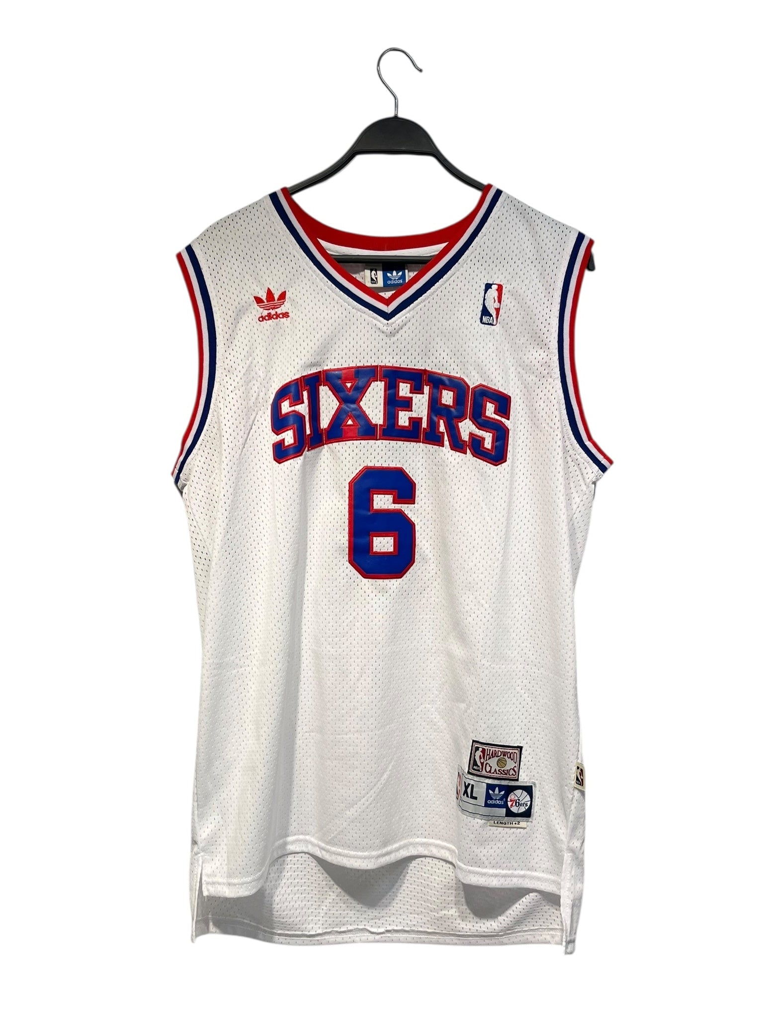 adidas/T-Shirt/XL/Nylon/WHT/ERVING/Jersey view 1