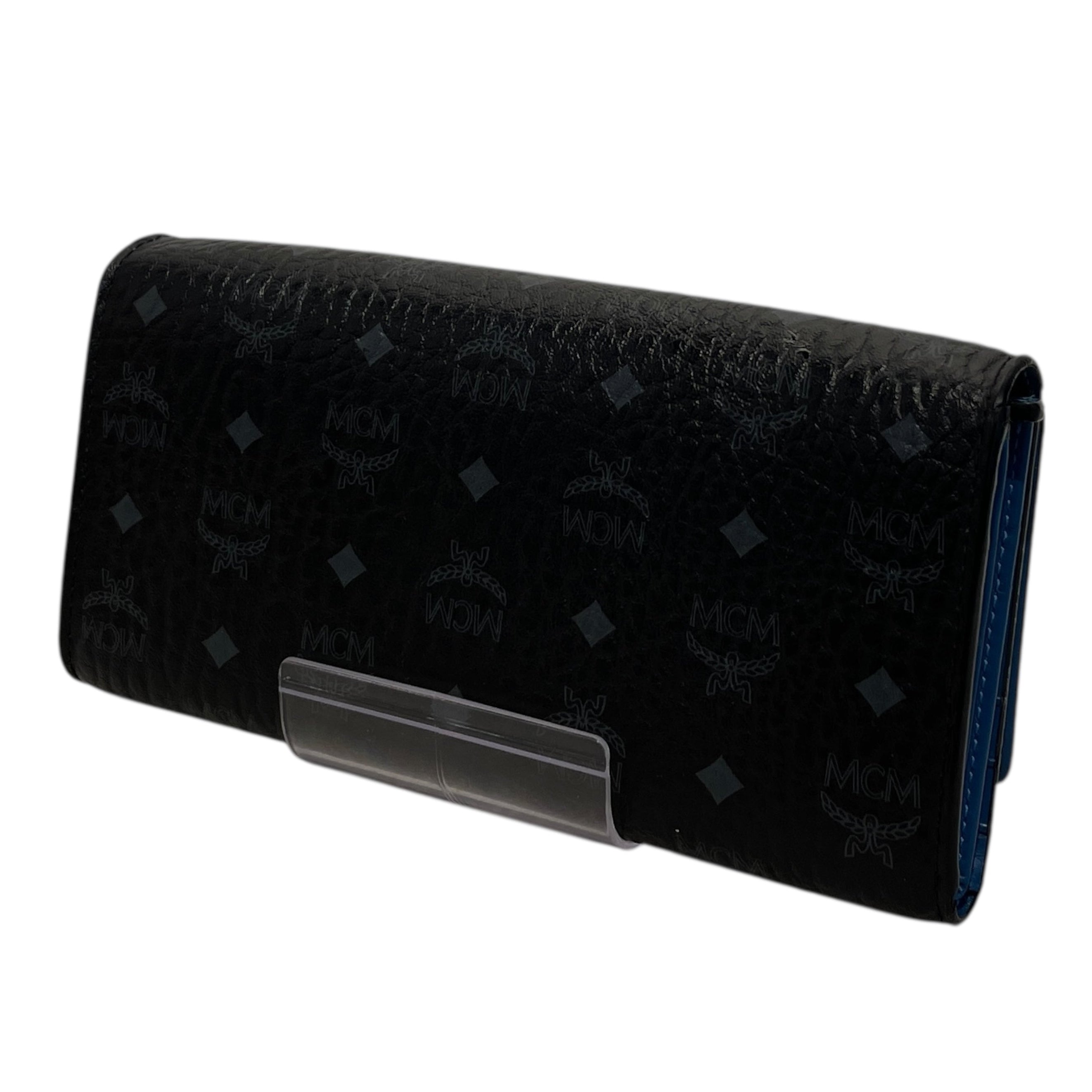 MCM/Long Wallet/Monogram/Leather/BLK/ view 2