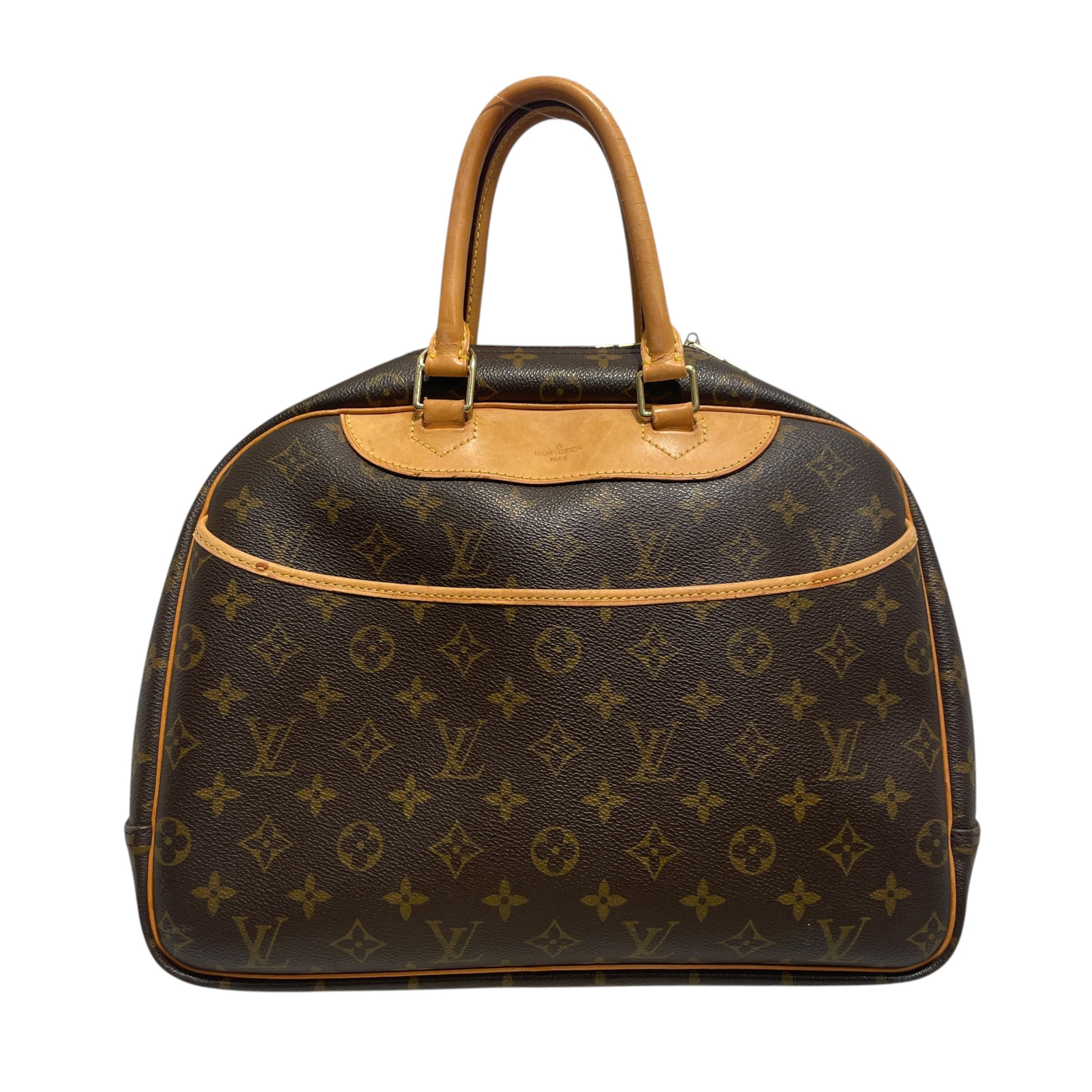LOUIS VUITTON/Hand Bag/Monogram/Leather/BRW/Deauville Handbag view 1