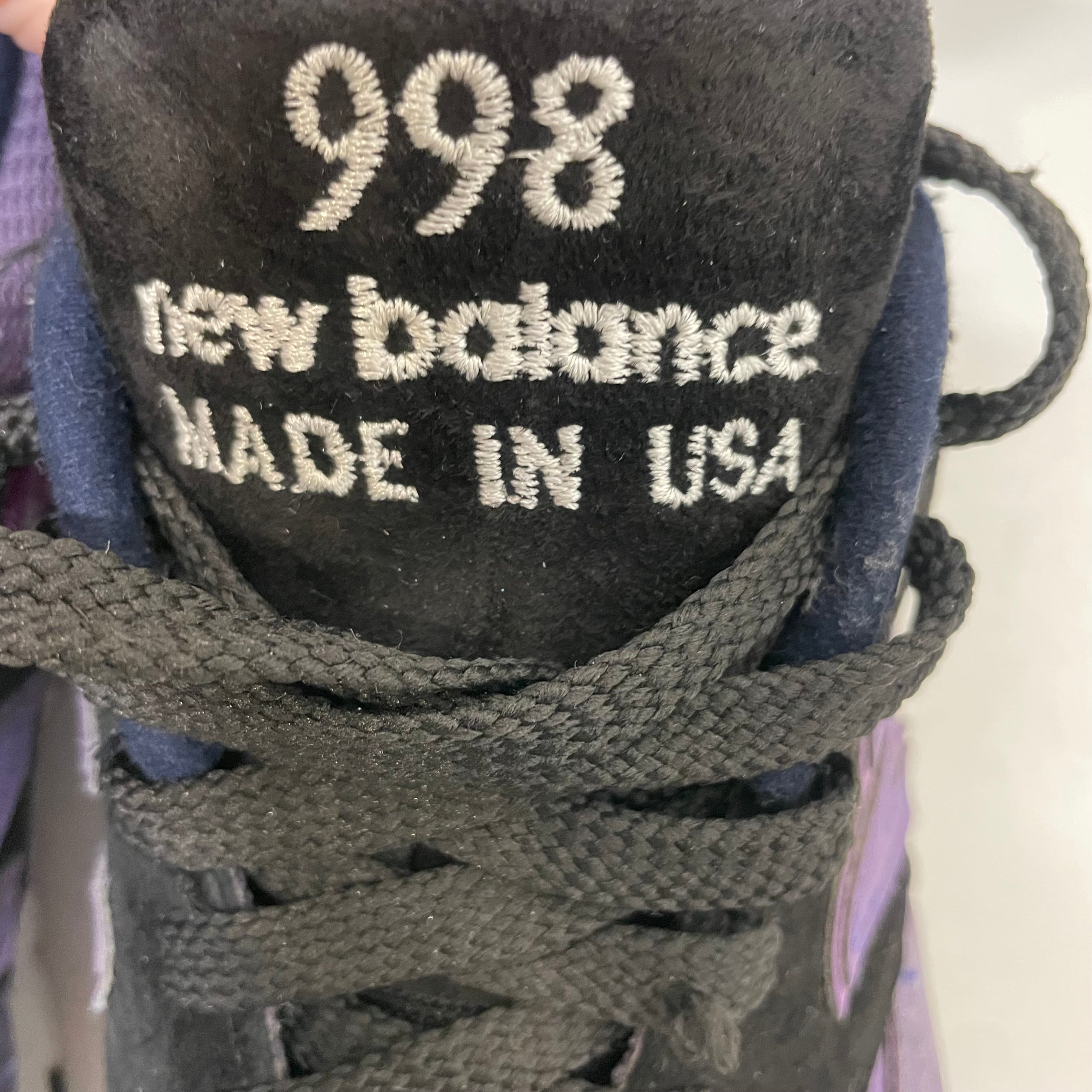 NEW BALANCE/Low-Sneakers/US 10/Suede/PPL/m998bld view 4