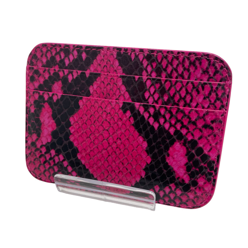 BALENCIAGA/Coin Wallet/Animal Pattern/Leather/PNK/