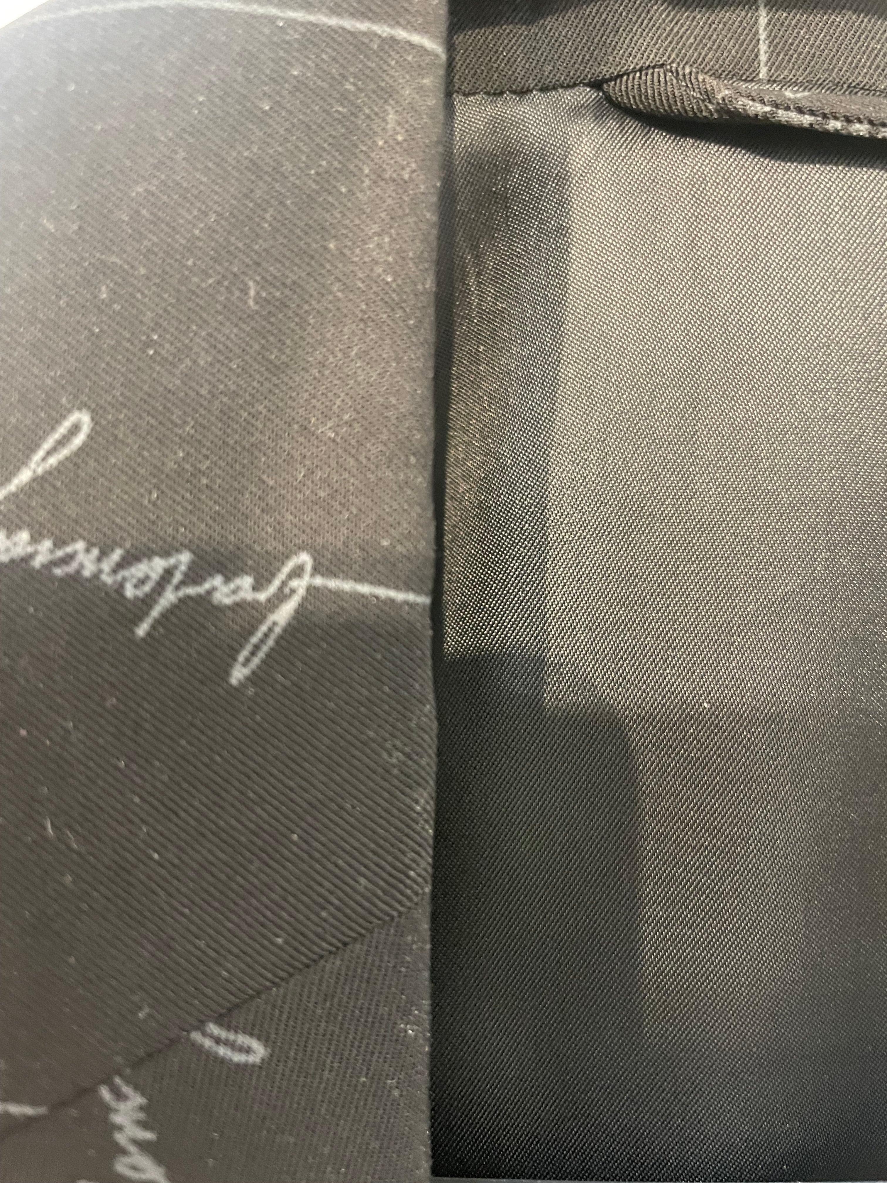 BALENCIAGA/Tailored Jkt/46/Polyester/BLK/Graphic/Signature Logo Boxy view 4