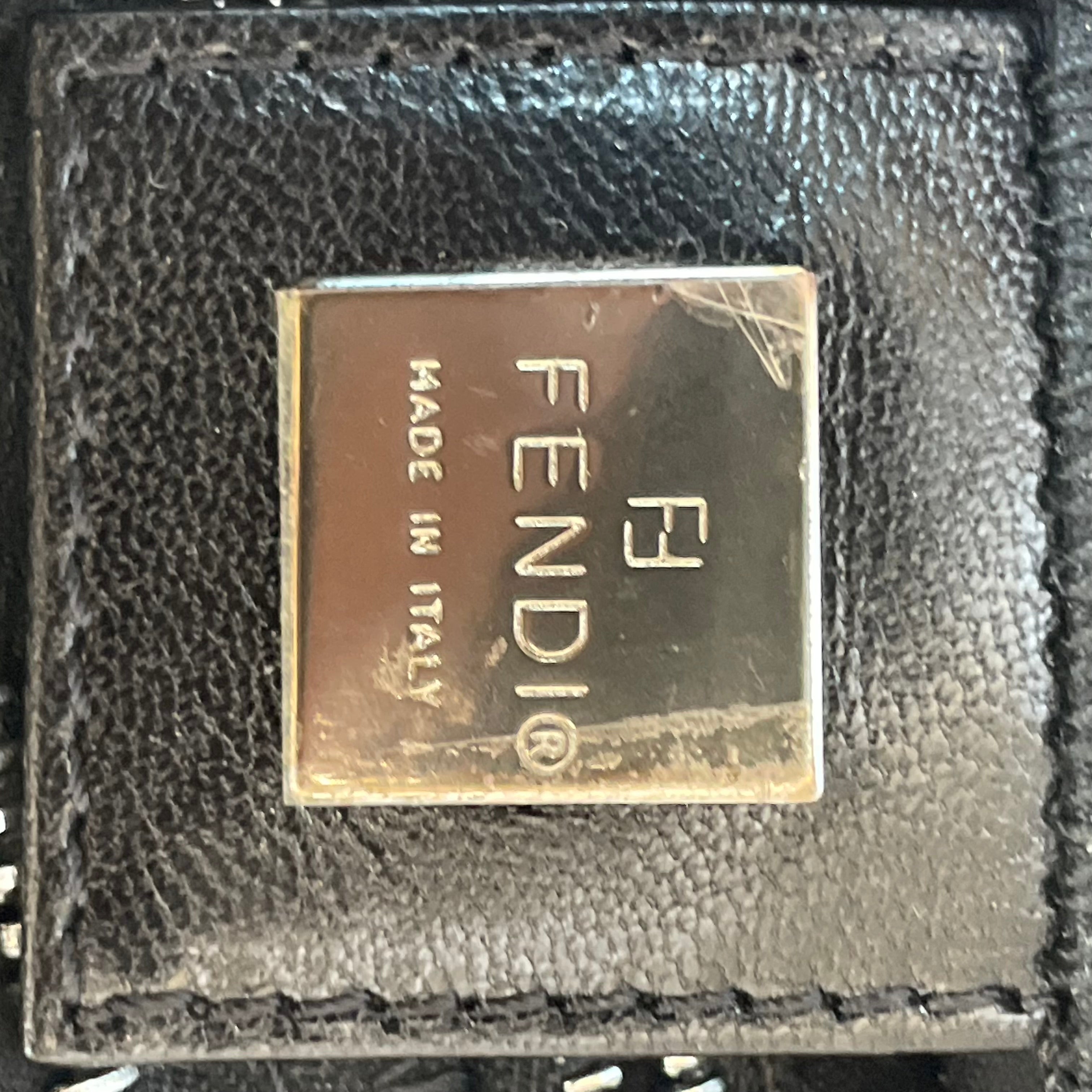 FENDI/Hand Bag/Nylon/BLK/NEOPRENE BAGUETTE VINTAGE view 5