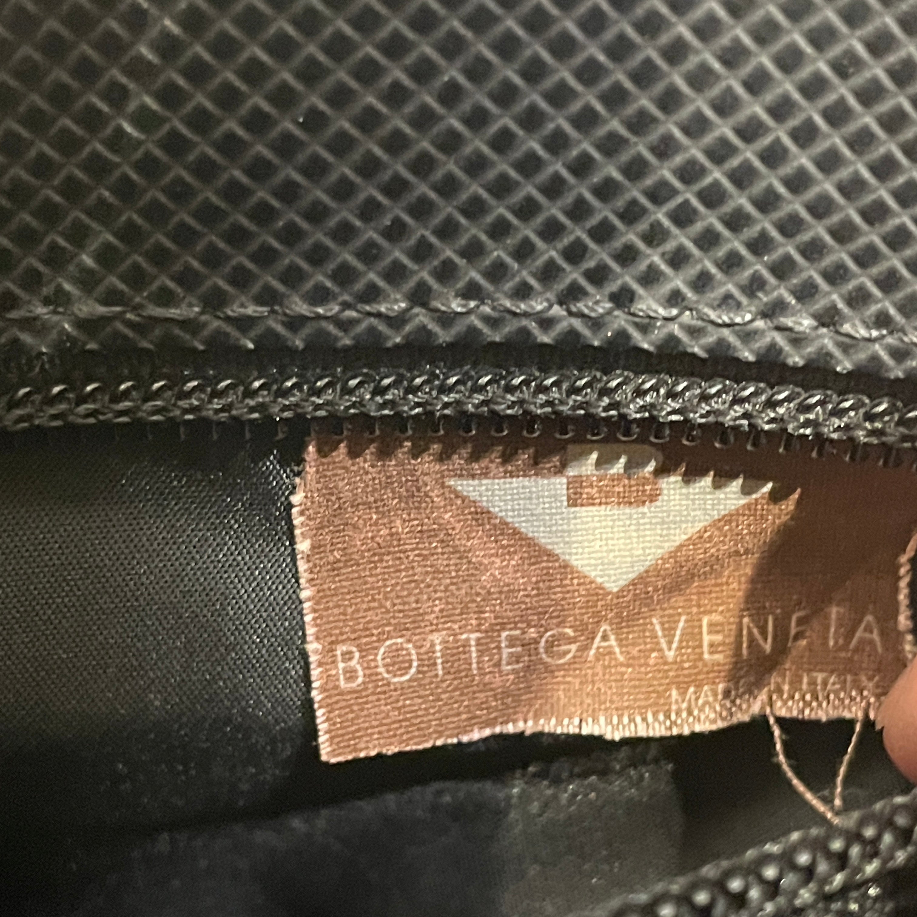 BOTTEGA VENETA/Tote Bag/NVY/RUBBER CANVAS BAG view 4