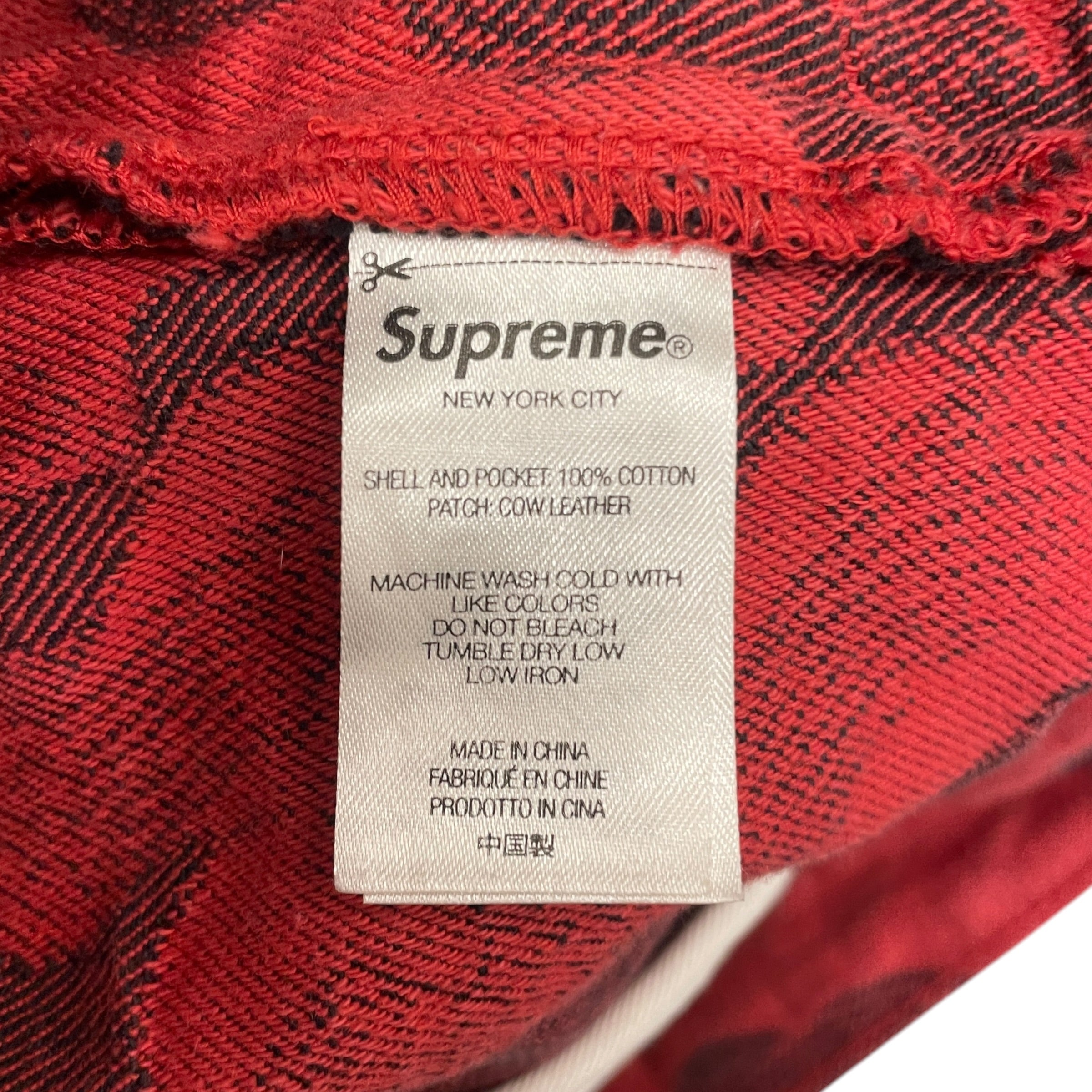 Supreme/Shorts/38/Denim/RED/All Over Print/JACQUARD view 4