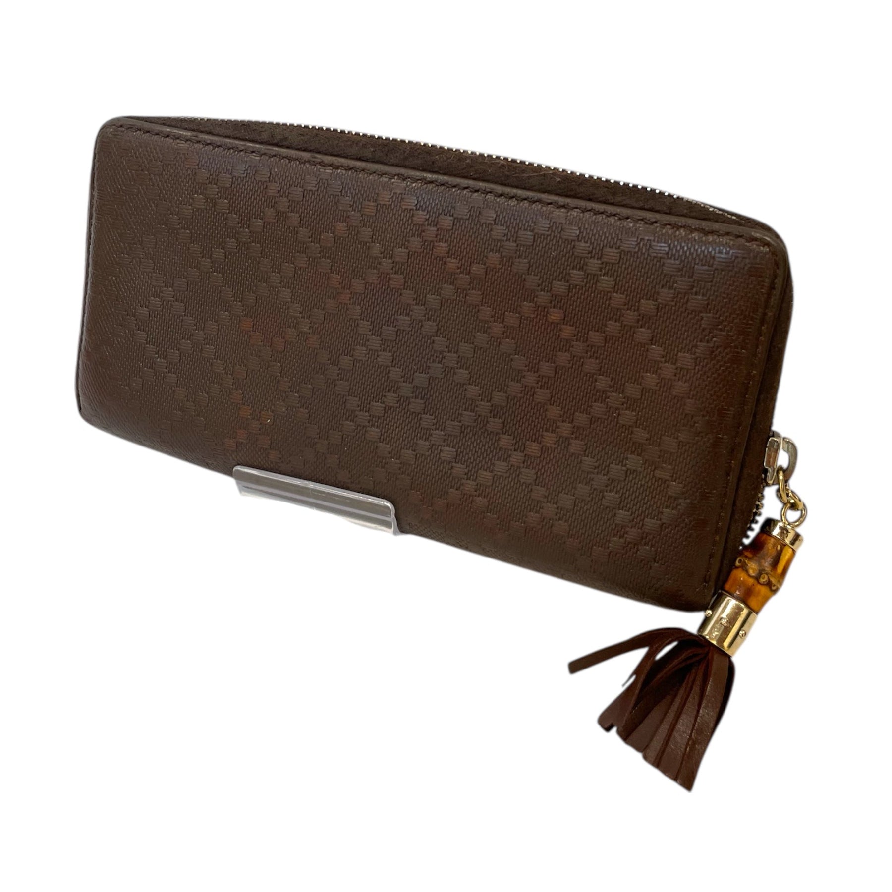 GUCCI/Long Wallet/Plaid/BRW/ view 1