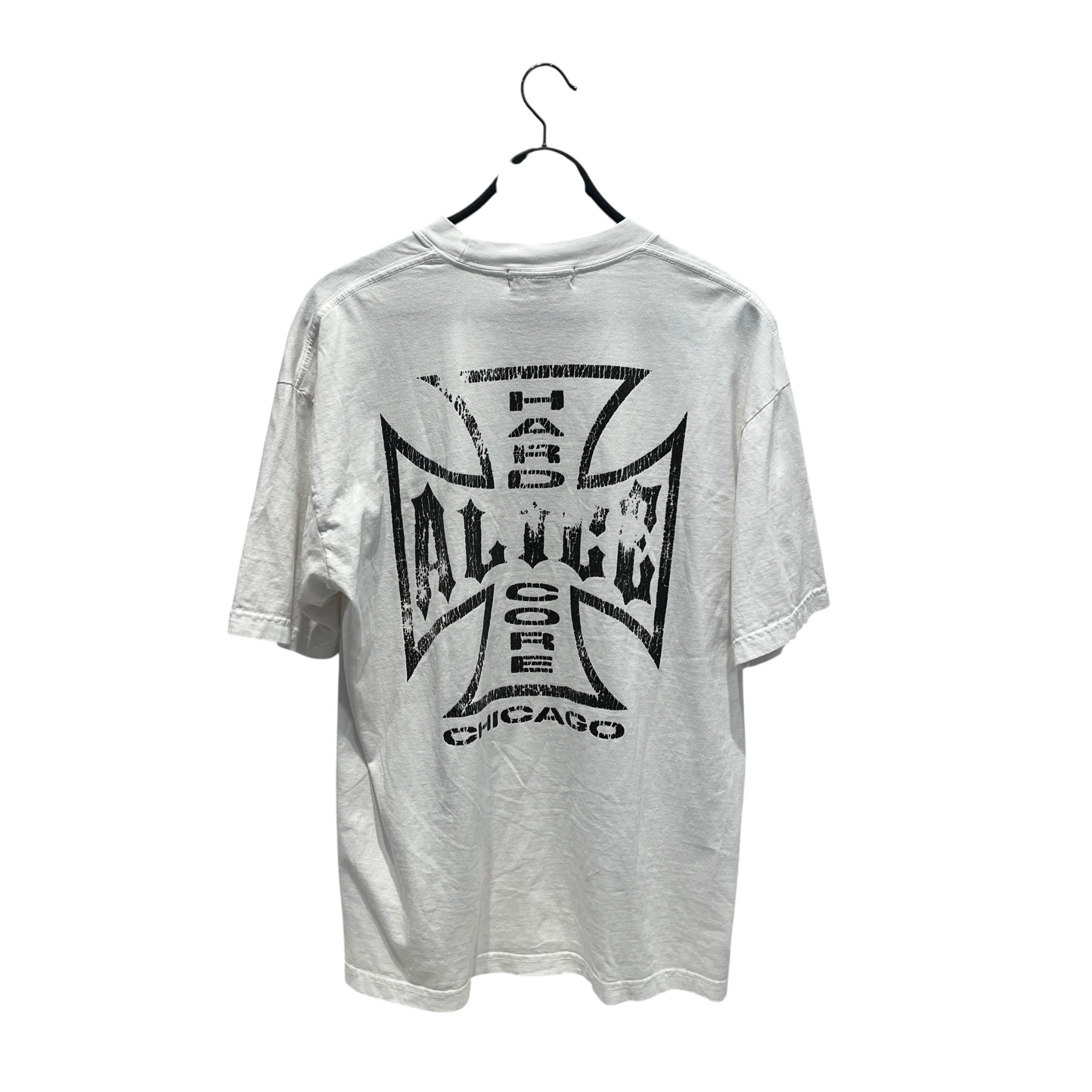 ALICE HOLLYWOOD/T-Shirt/L/Cotton/WHT/IRON CROSS view 2