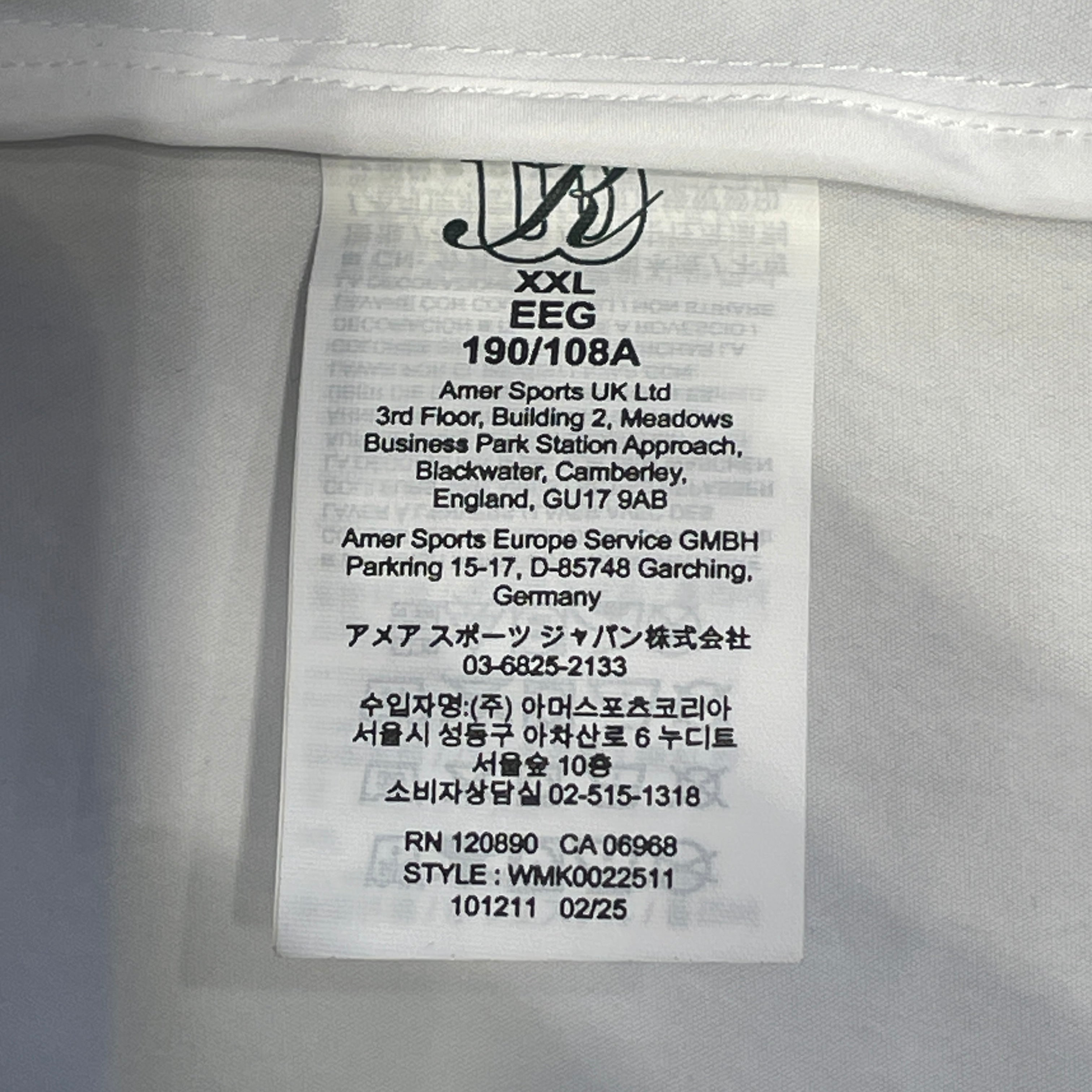 Wilson/Windbreaker/XXL/Nylon/WHT/ view 4