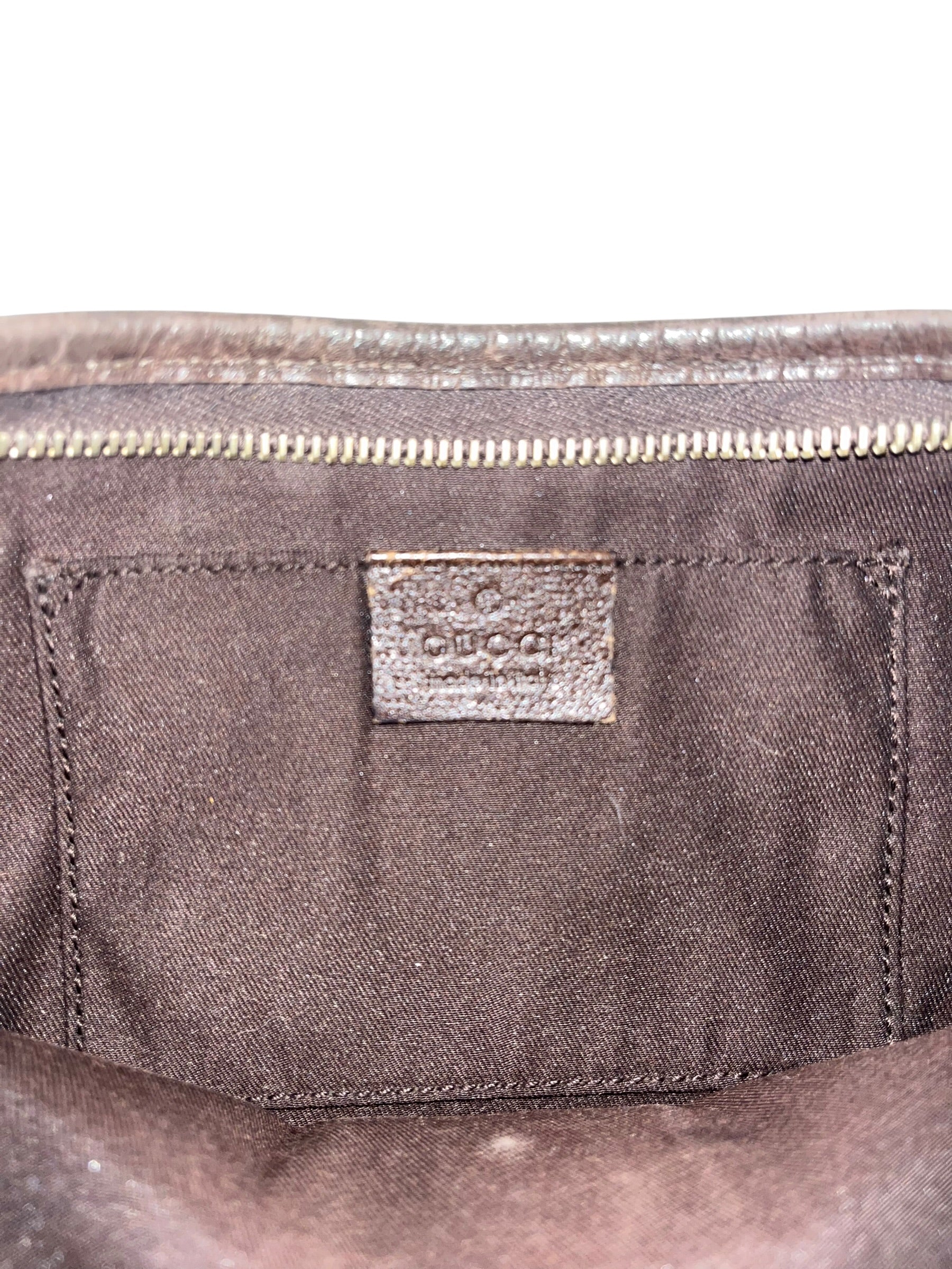 GUCCI/Vintage/Hand Bag/Monogram/Cotton/BRW/CANVAS ABBEY view 4