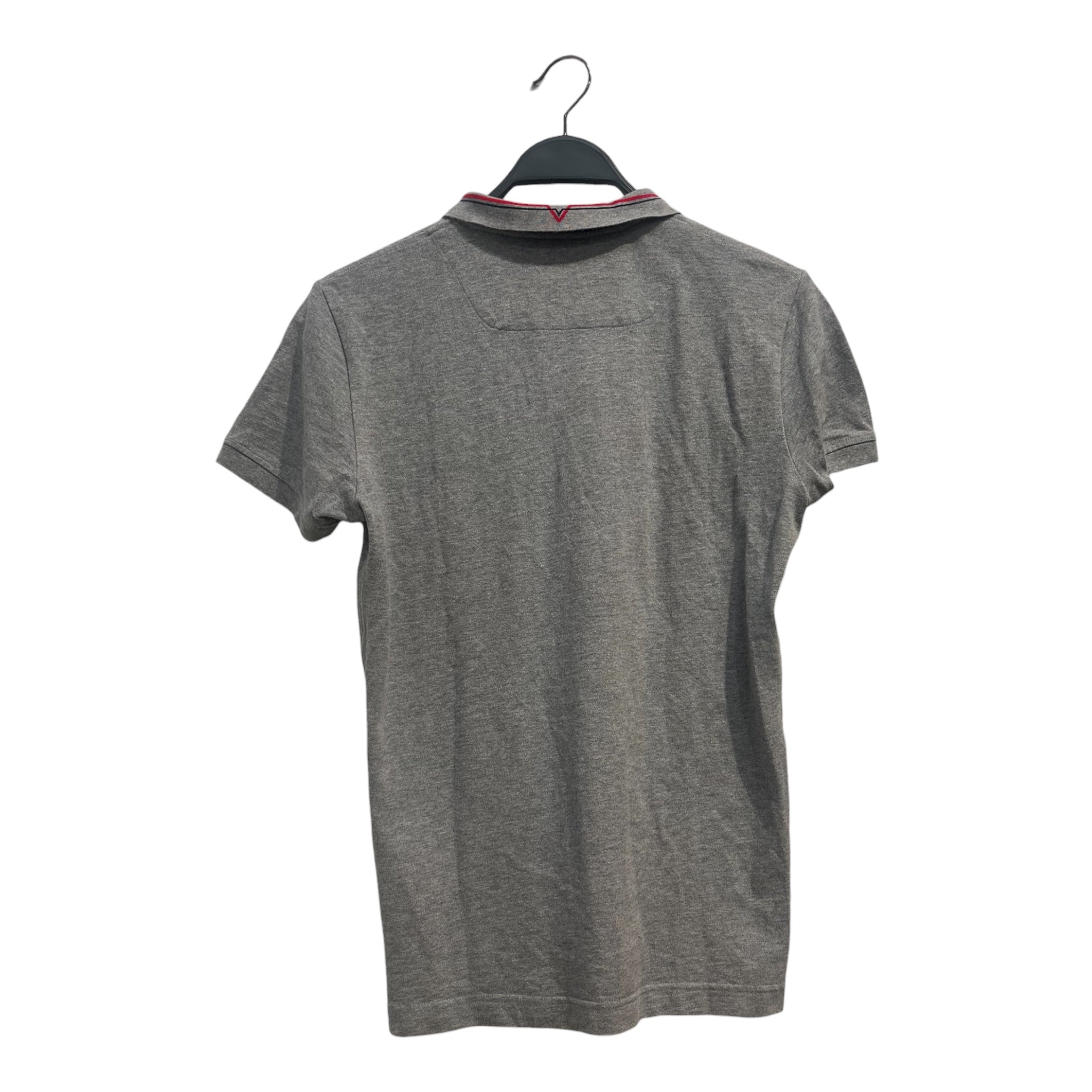 DIESEL/Polo Shirt/L/Cotton/GRY/CHIEF METAL LOGO ON HEART view 2