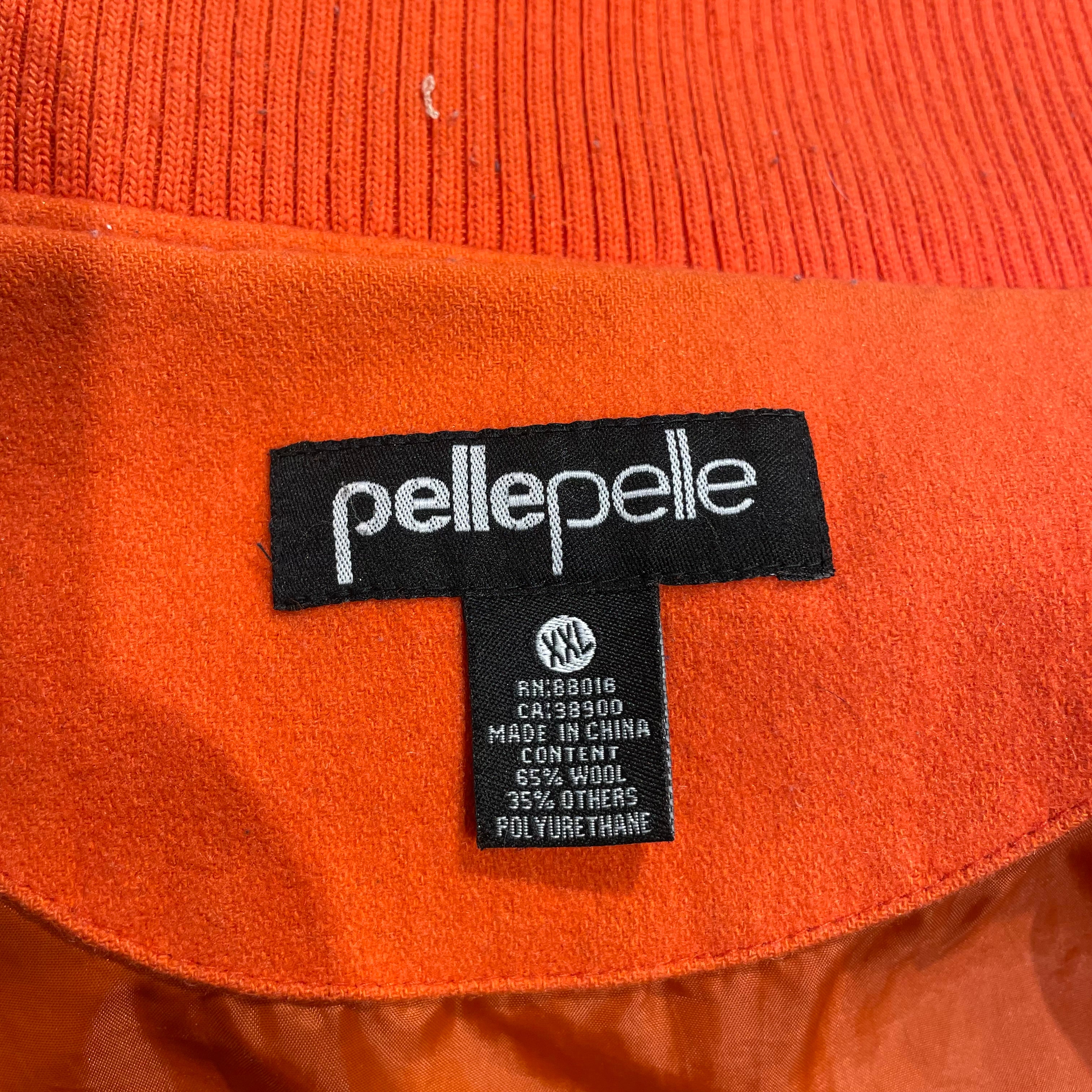 Pelle Pelle/Baseball Jkt/XXL/Cotton/ORN/ view 5