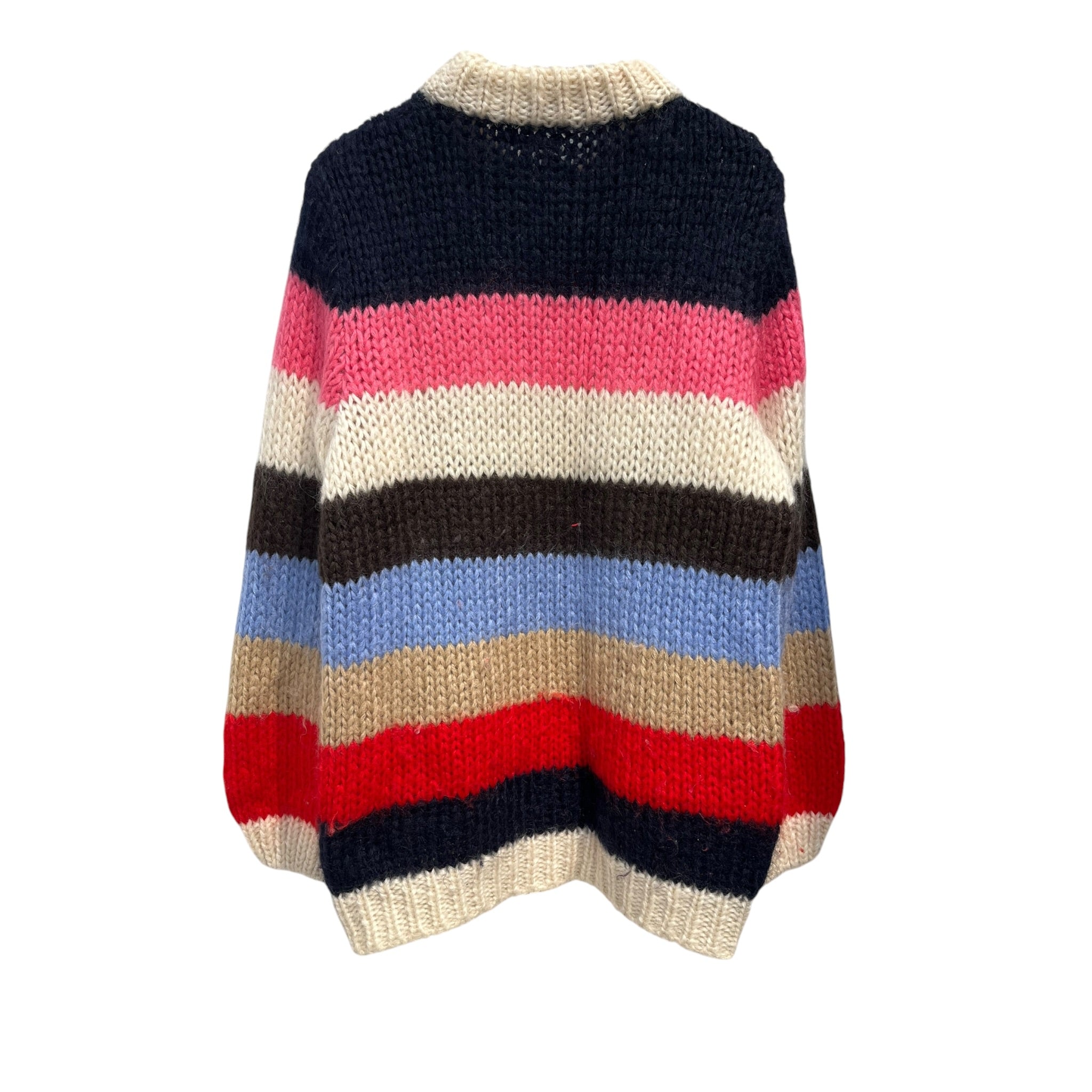 GANNI/Heavy Sweater/S/Stripe/Mohair/MLT/MULTICOLOR KNITTED SWEATER view 2