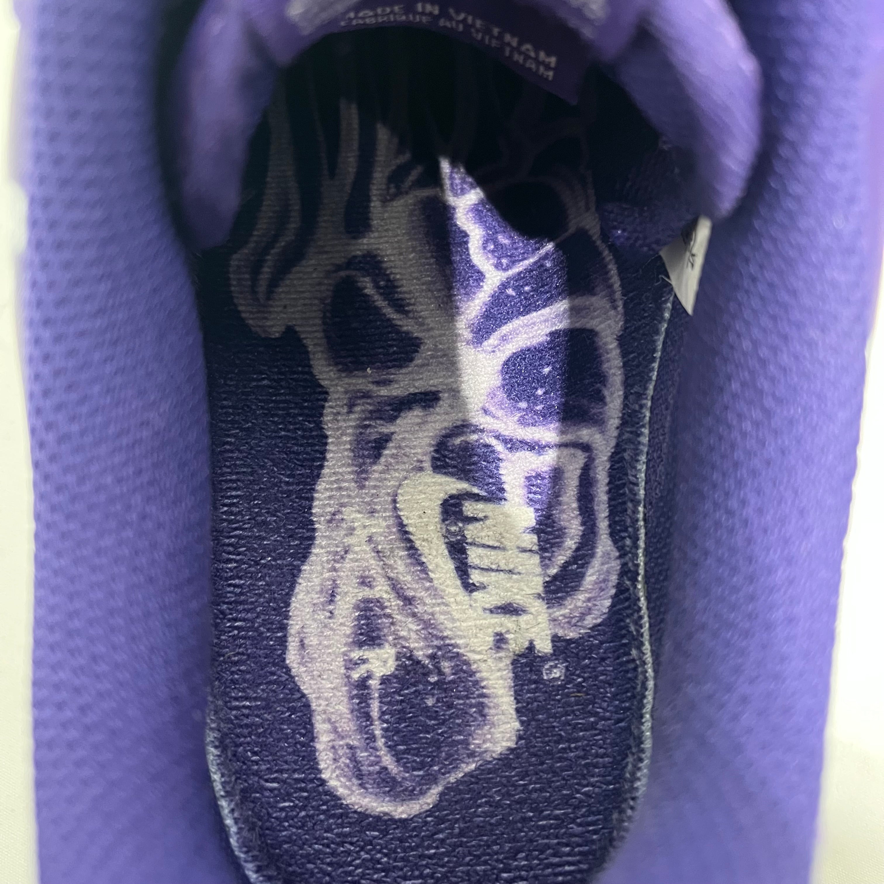 NIKE/Supreme/Low-Sneakers/US 7/Graphic/Leather/PPL/SKELETON AF1 view 3