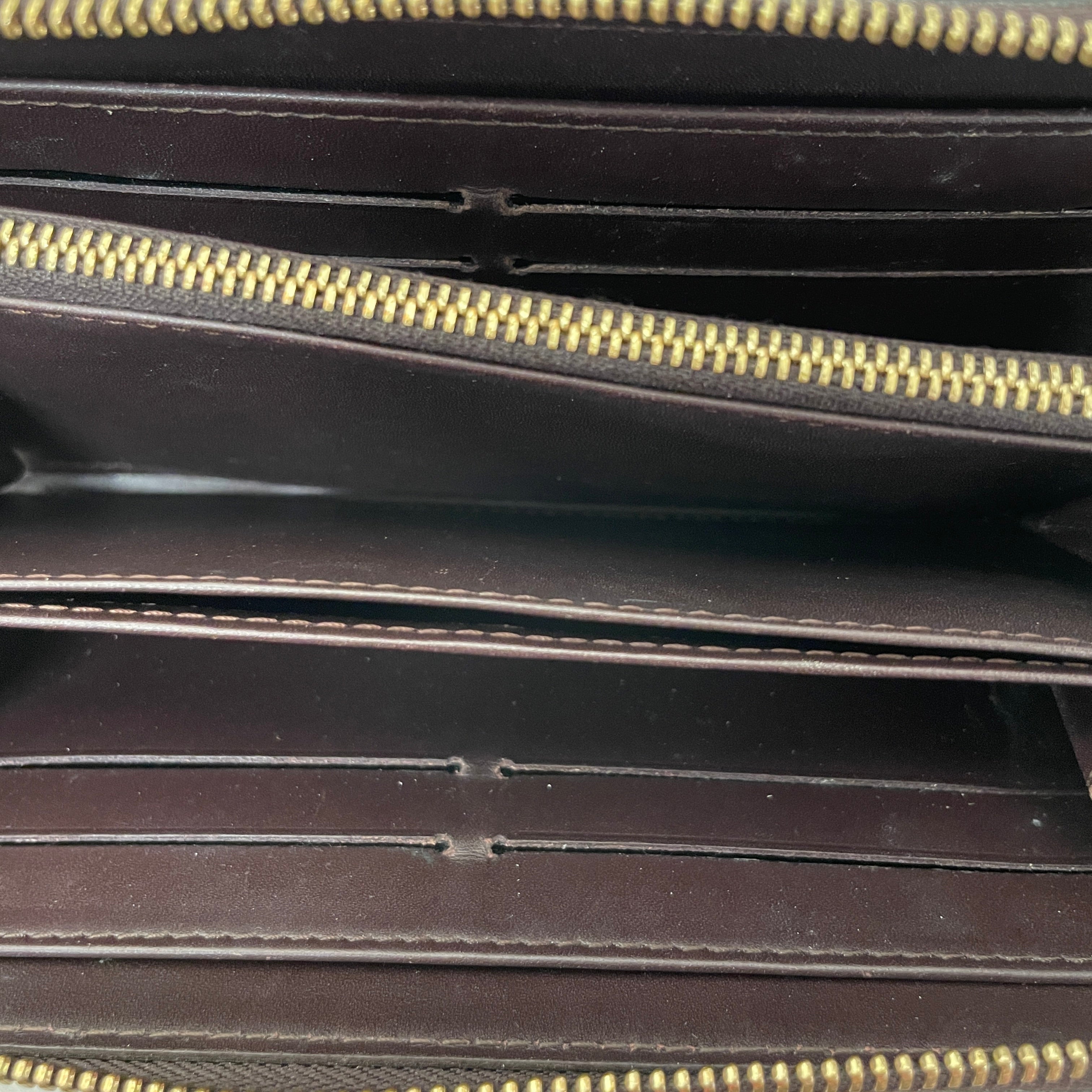 LOUIS VUITTON/Clutch Bag/Monogram/Acrylic/BRD/vernis zippy view 3