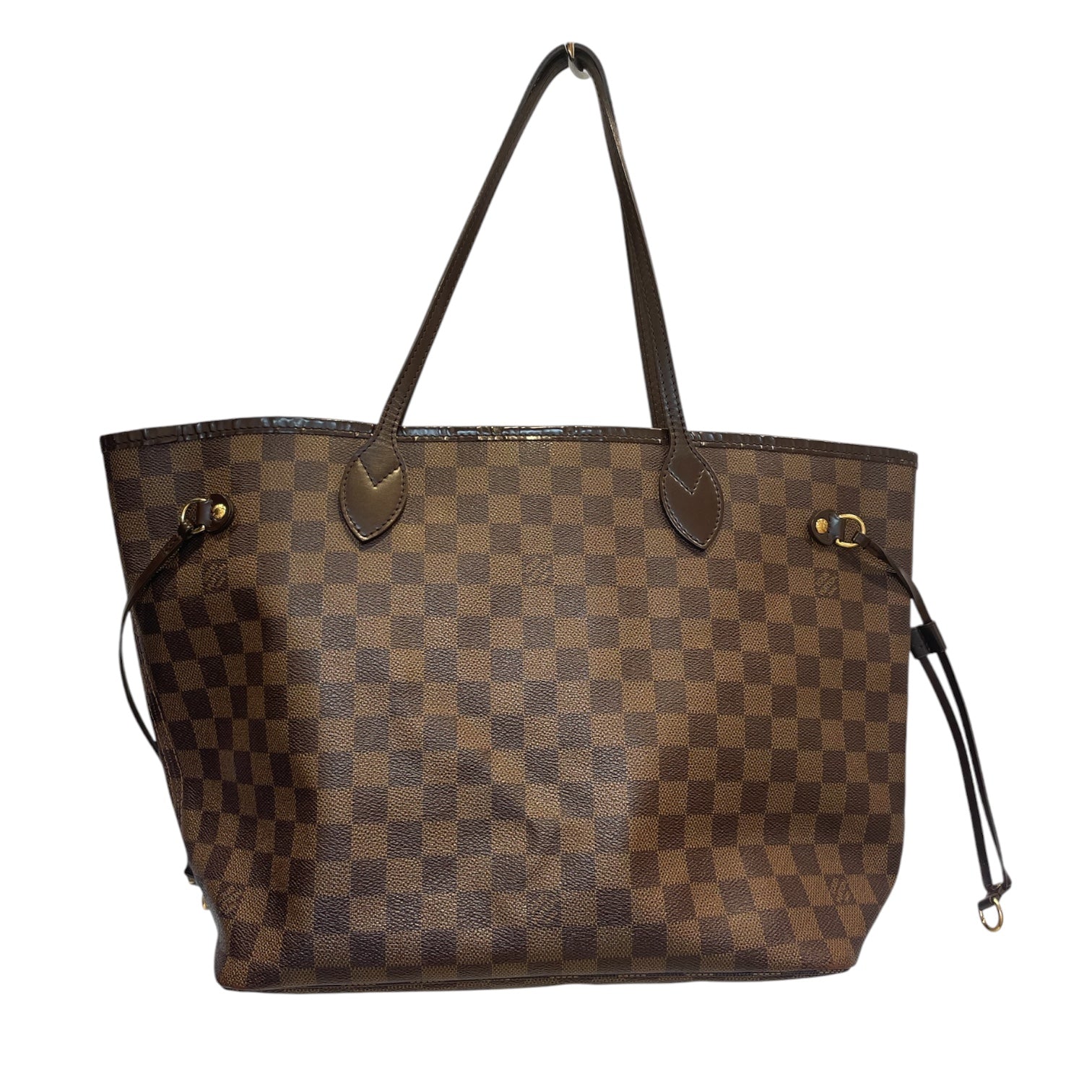 LOUIS VUITTON/Hand Bag/Monogram/Leather/BRW/RED STRIPED INTERIOR view 2