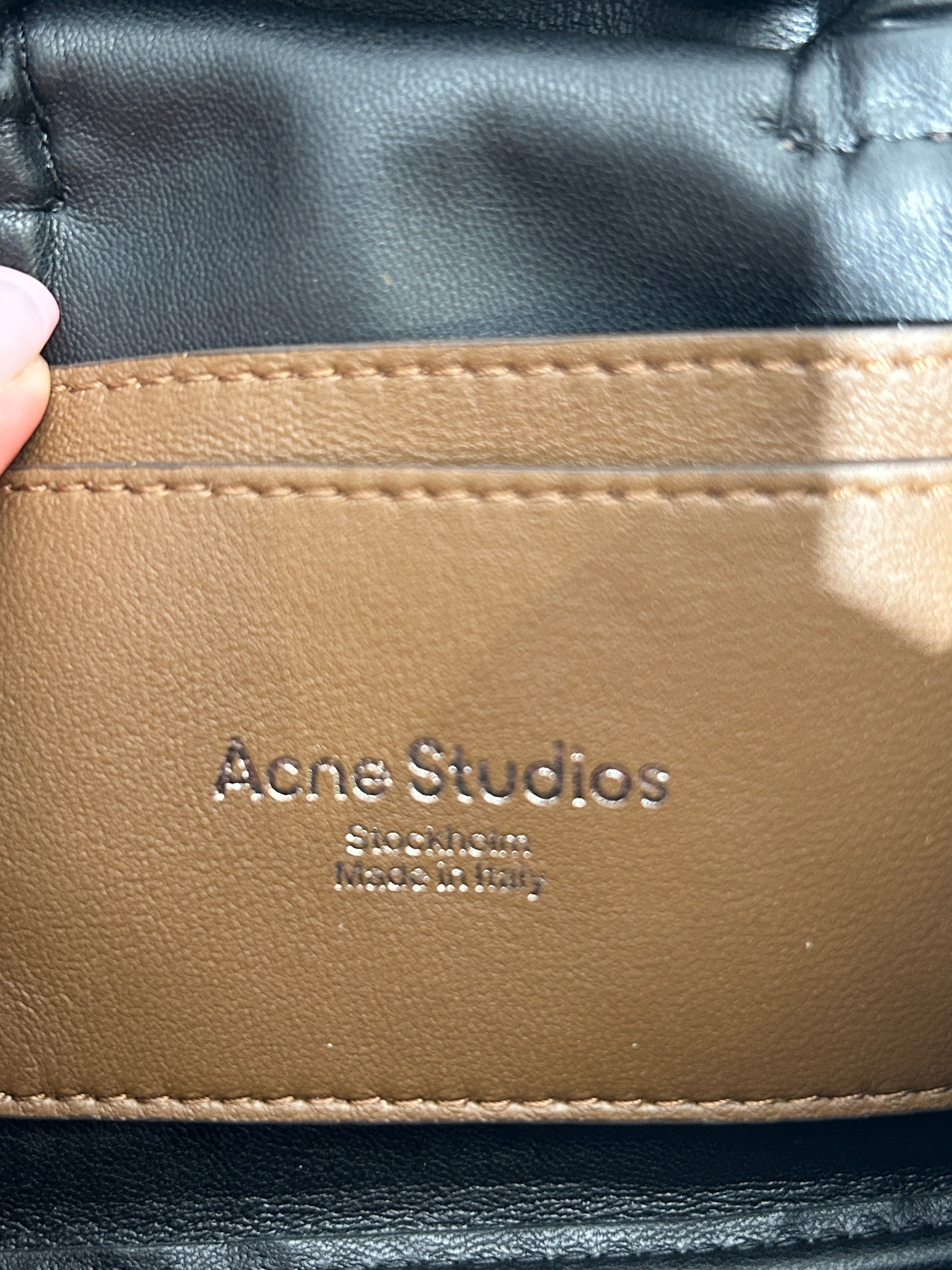 Acne Studios/Hand Bag/Suede/CML/MICRO MULTIPOCKET SUEDE BAG view 5