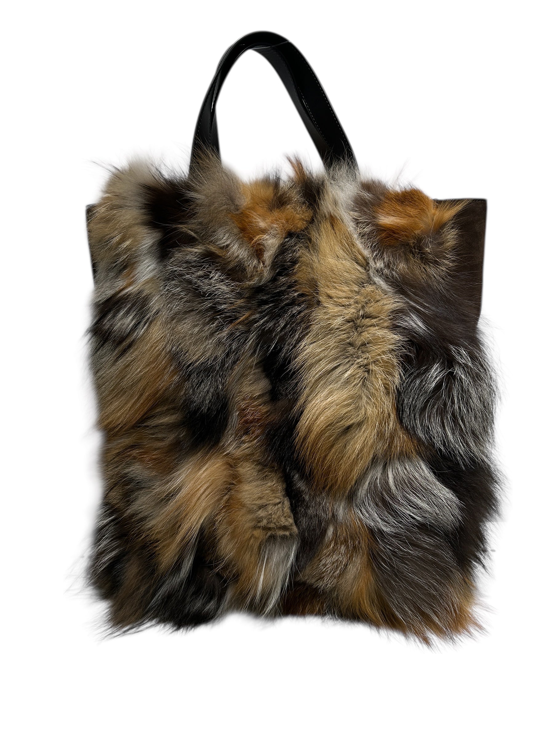 MICHAEL KORS/Tote Bag/Fur/BRW/light brown fur view 2