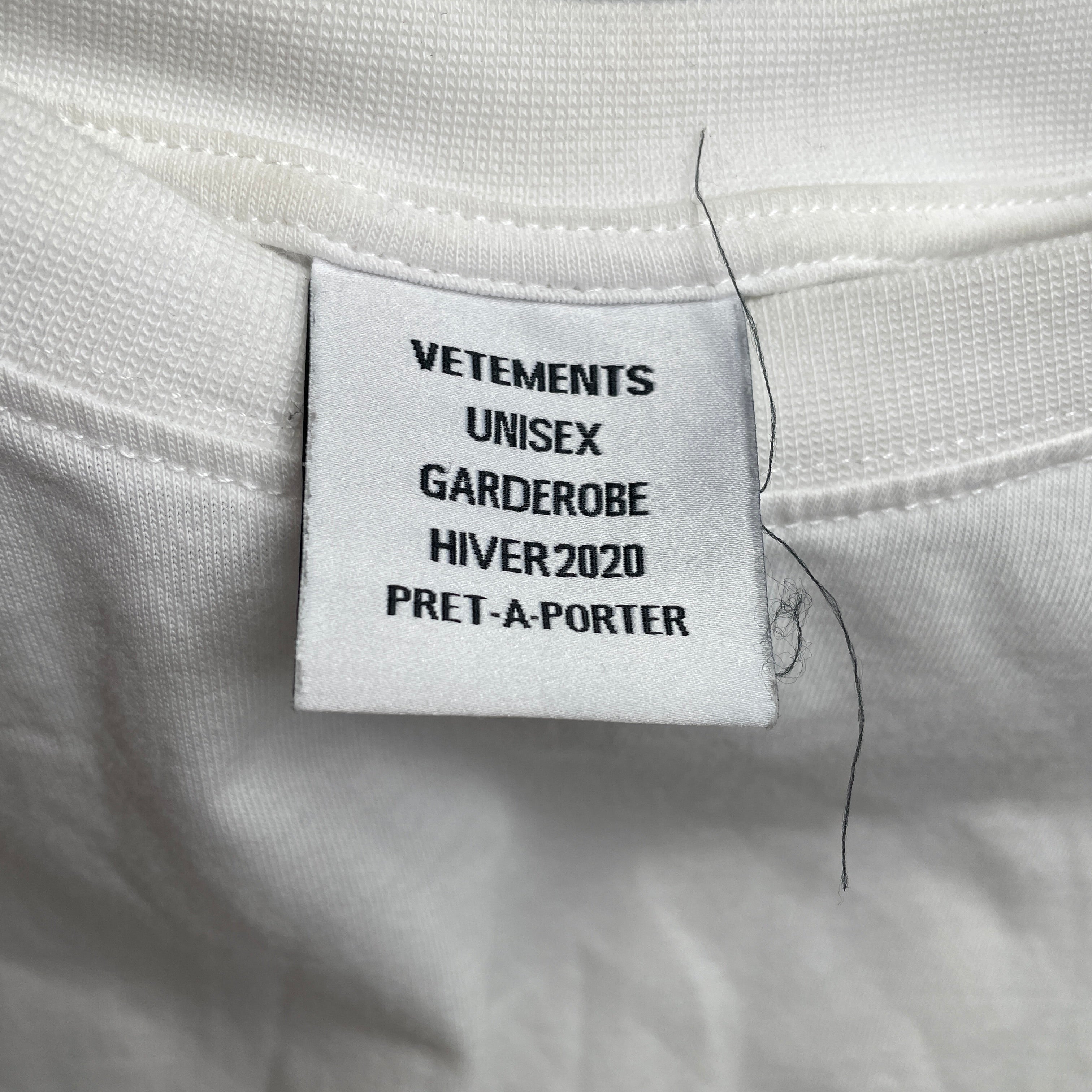 VETEMENTS/T-Shirt/Cotton/WHT/Graphic/RATATOUILLE TEE view 3