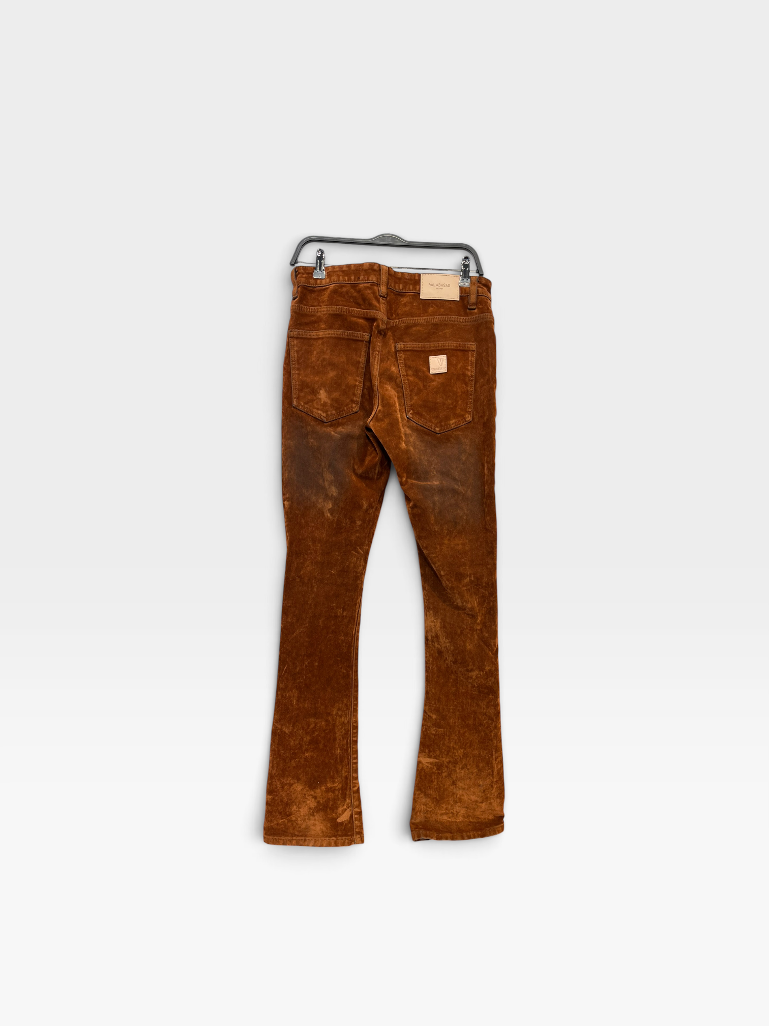 VALABASAS/Bootcut Pants/30/BRW/velour flares view 2