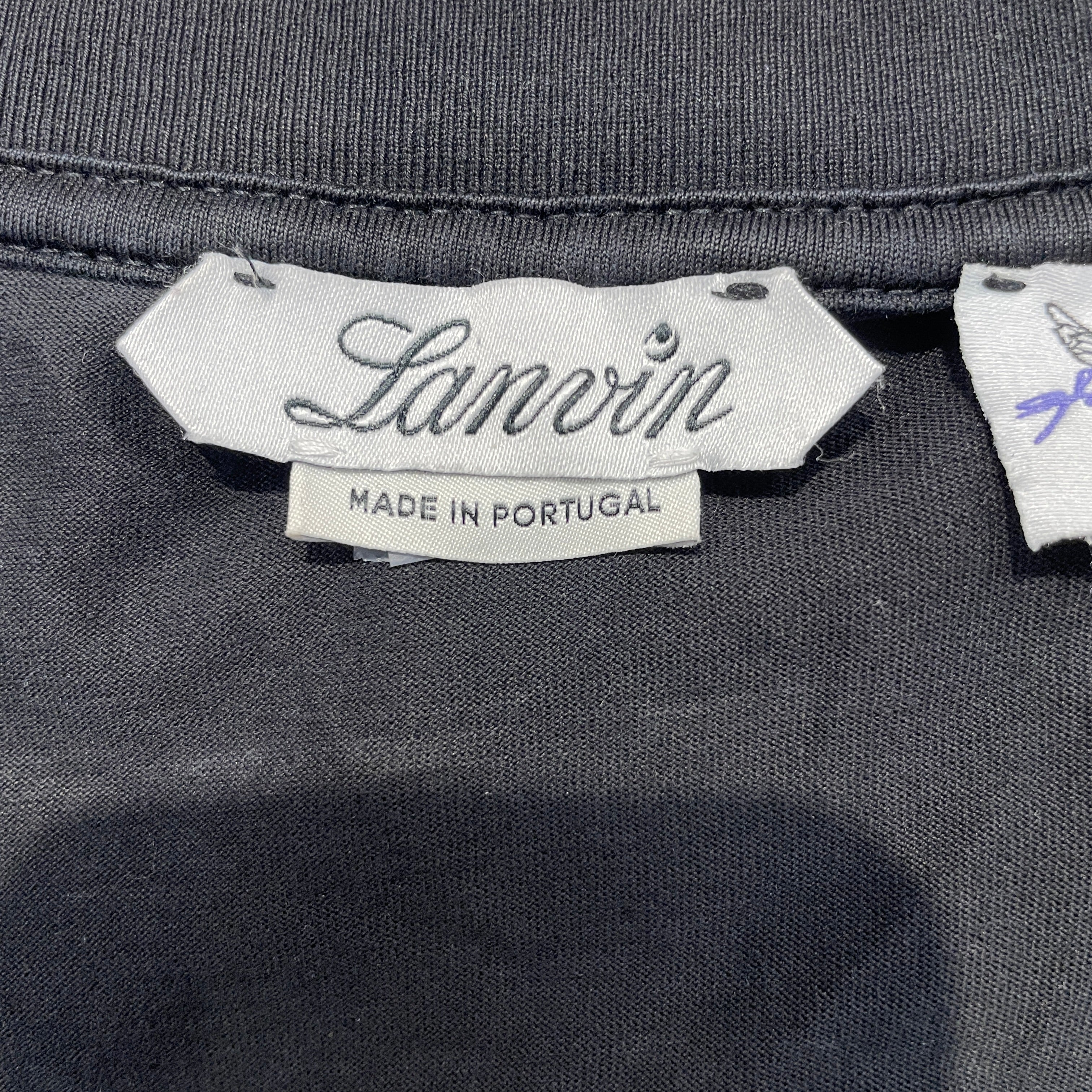 LANVIN/T-Shirt/2X/Cotton/BLK/Graphic/LANVIN TS/SS GRAPHIC FRONT view 4