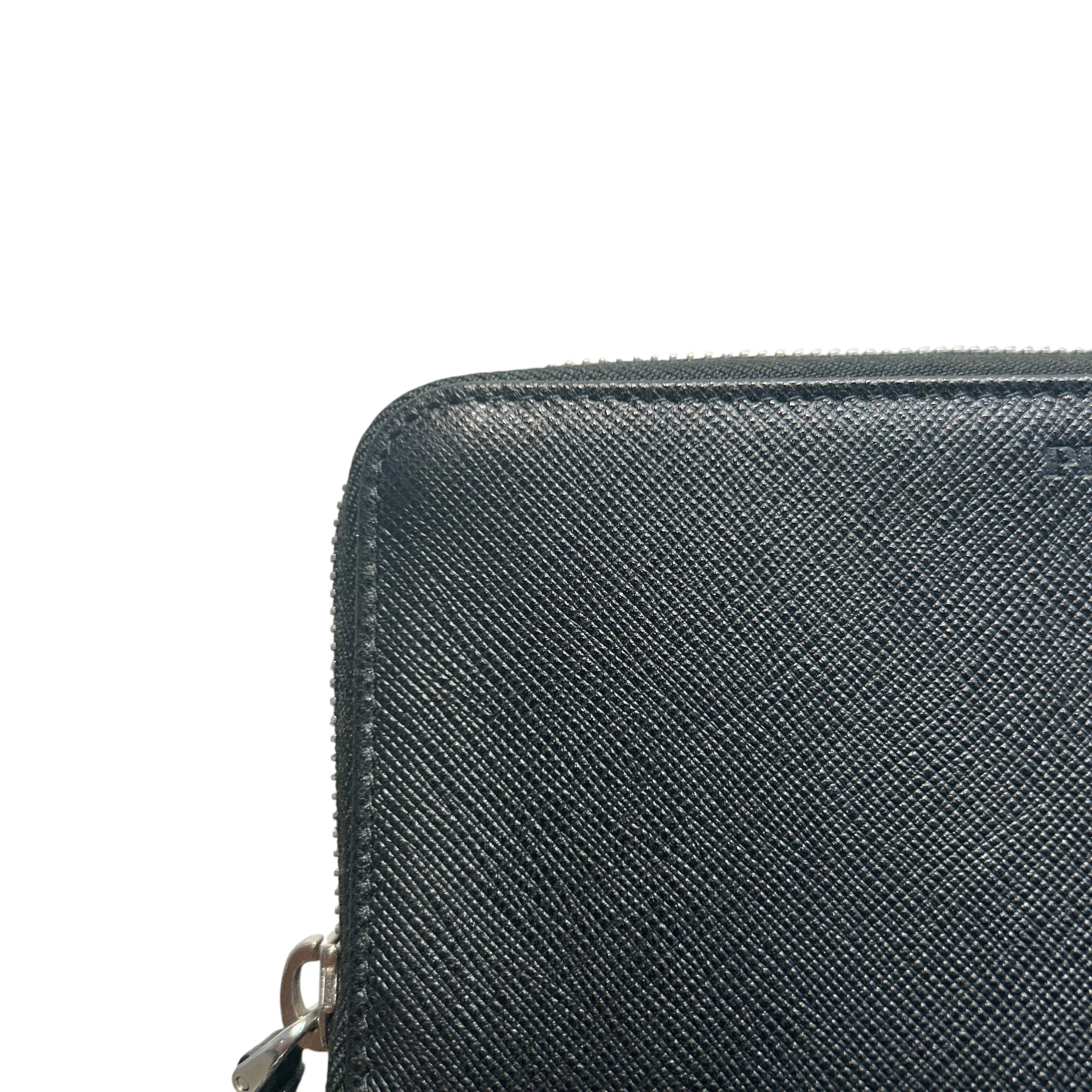 PRADA/Long Wallet/Leather/BLK/Long Wallet view 6