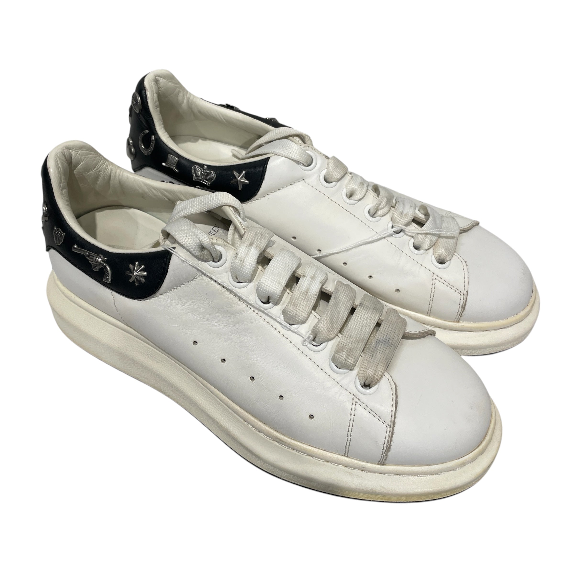 Alexander McQueen/Low-Sneakers/EU 40.5/Leather/WHT/Oversized Sneaker view 1
