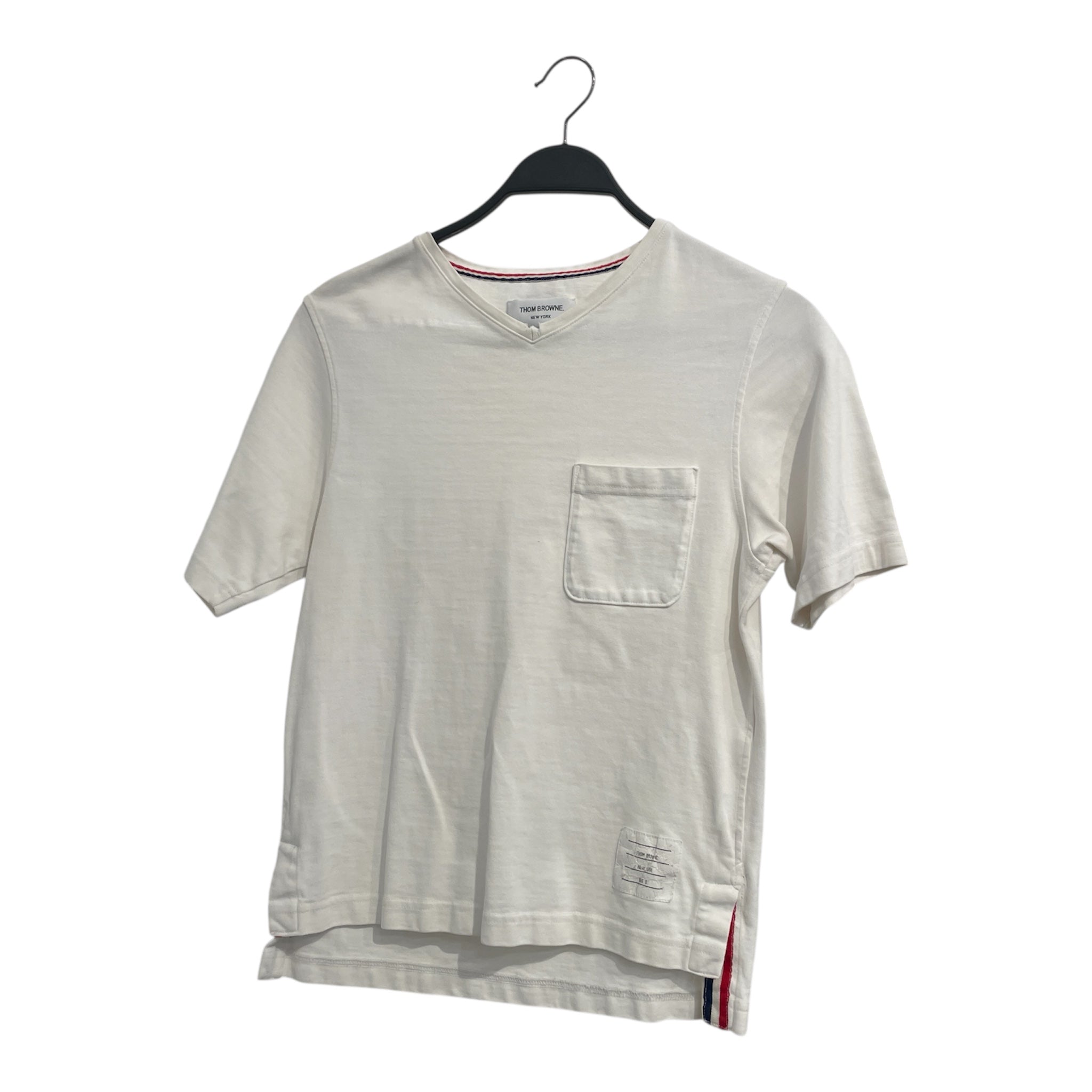 THOM BROWNE. NEW YORK/T-Shirt/0/Cotton/WHT/thom browne view 1