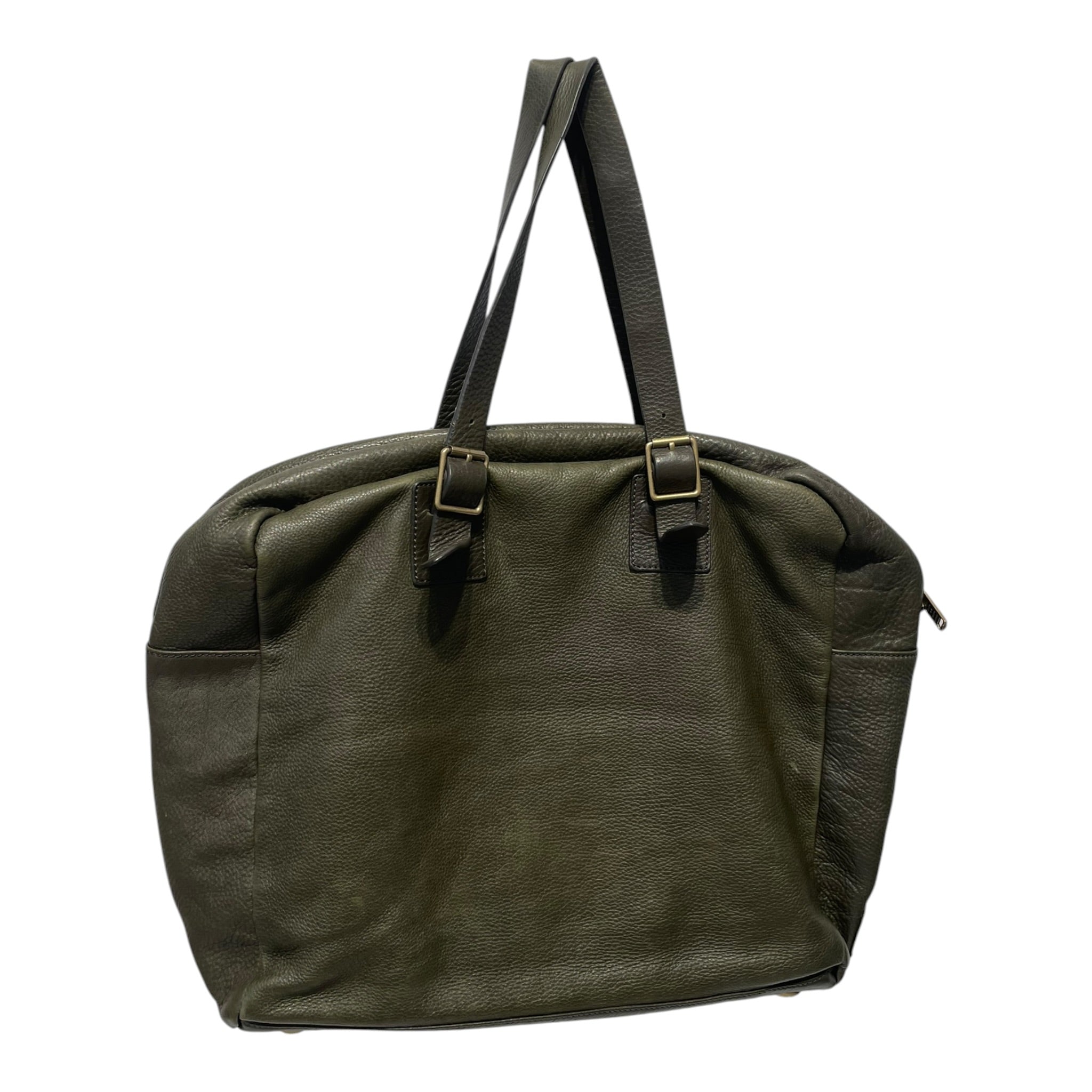 MARC BY MARC JACOBS/Bag/Leather/GRN/SOFT BREIFCASE GOLD HARDWARE view 2