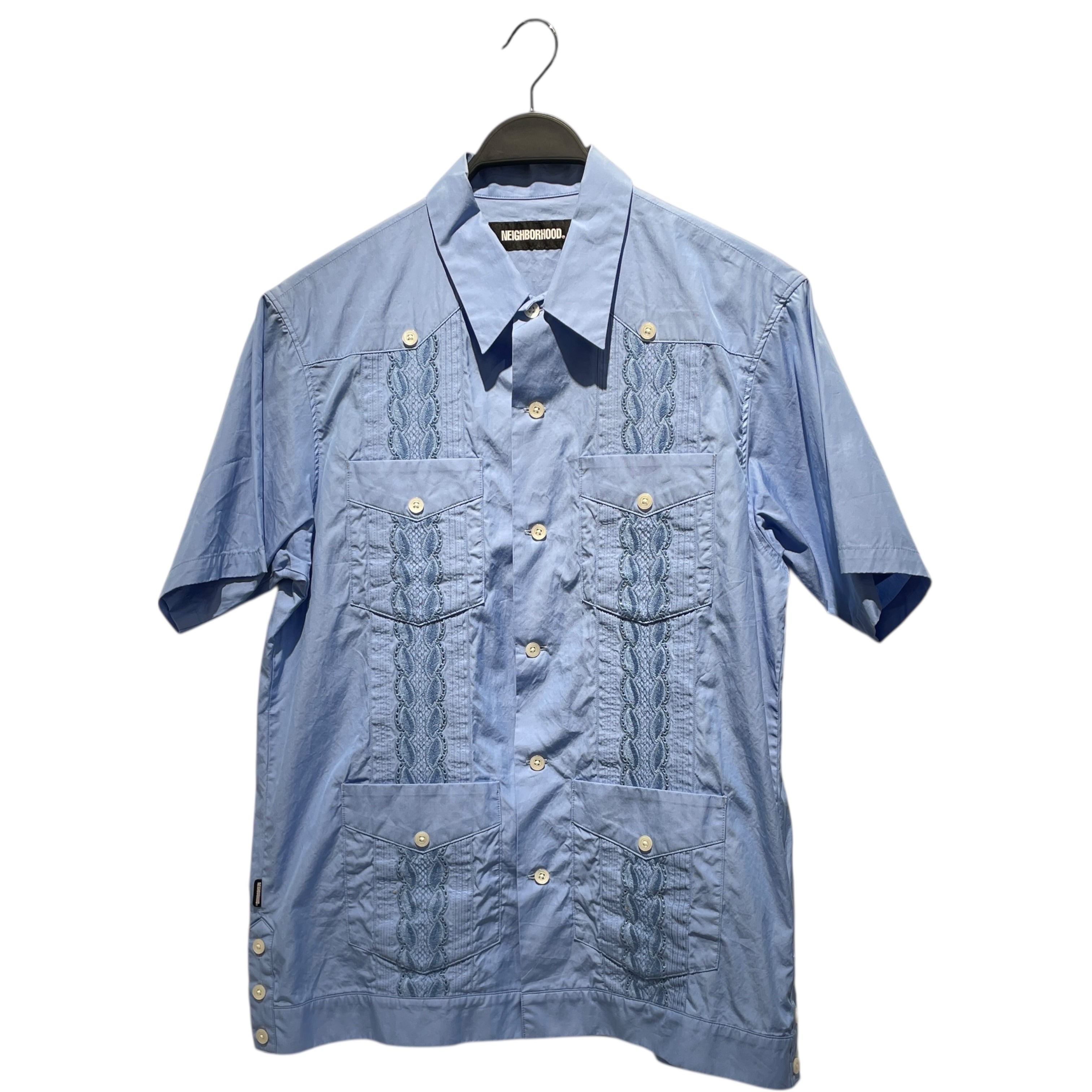 NEIGHBORHOOD/Shirt/S/Cotton/BLU/ view 1