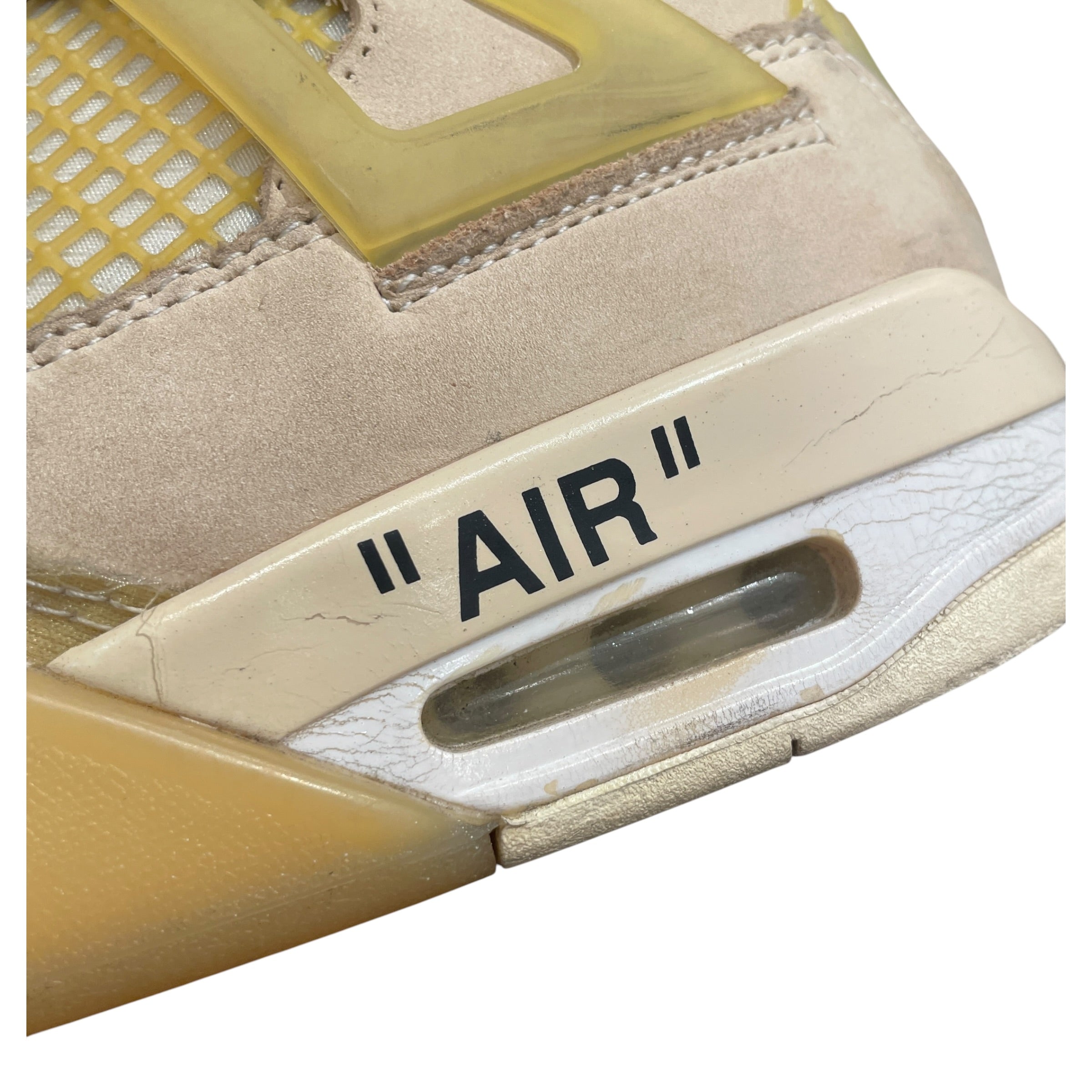 JORDAN BRAND/OFF-WHITE/Low-Sneakers/US 8.5/Cotton/CRM/SAIL TRANSPARENT view 6