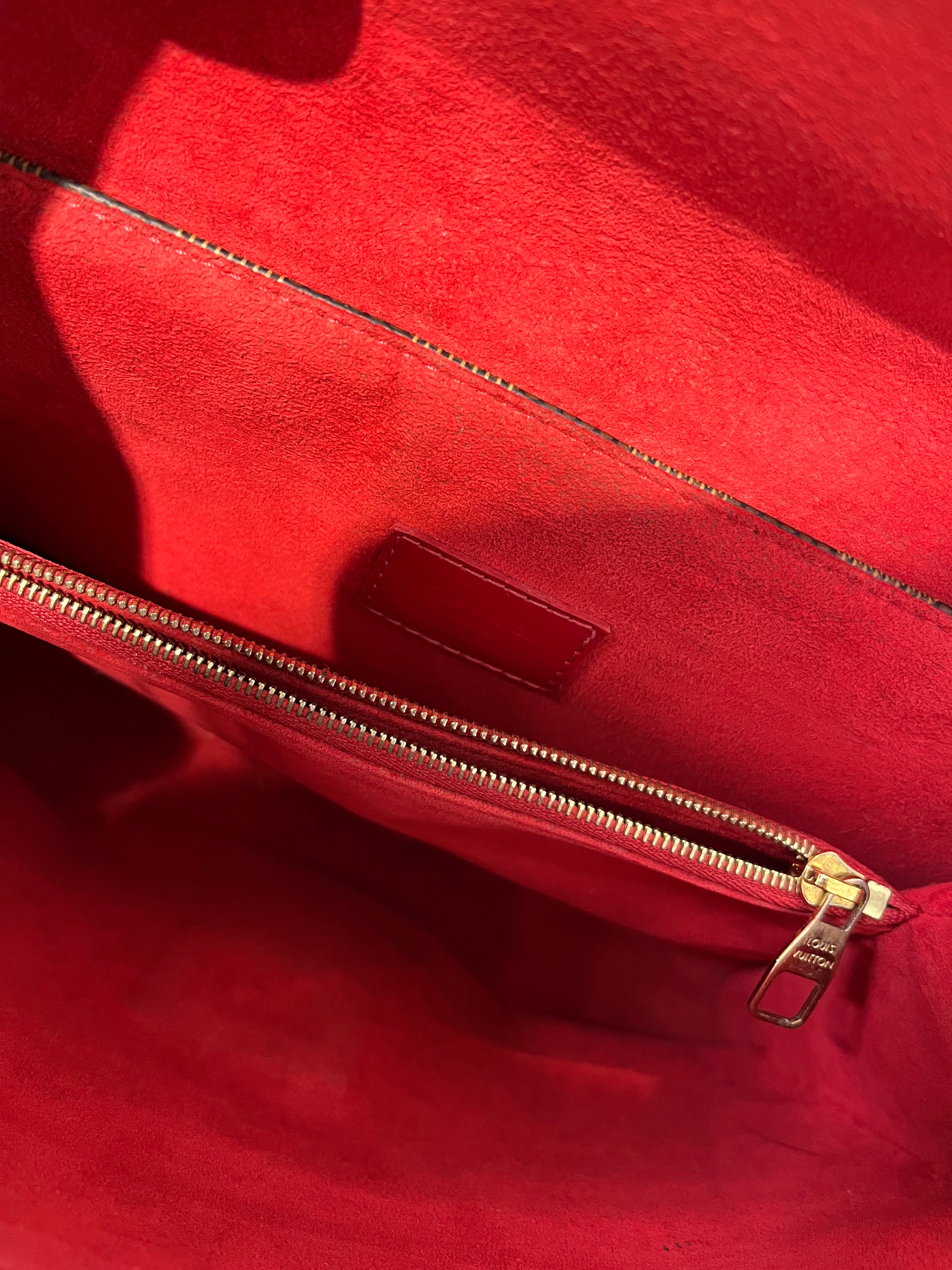 LOUIS VUITTON/Cross Body Bag/Gingham Check/Leather/BRW/AR4186 Damier Ebene Caissa view 3