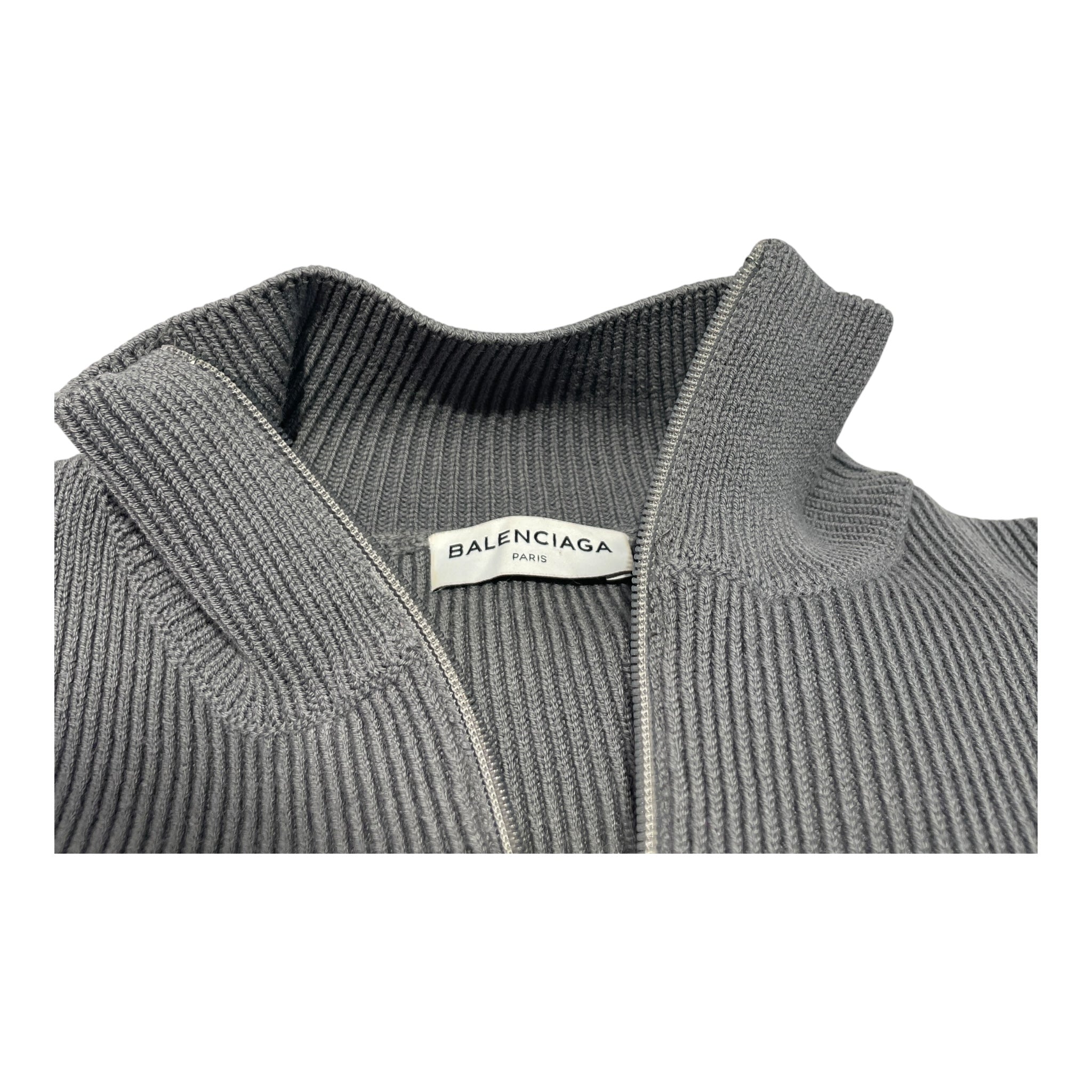 BALENCIAGA/Sweater/40/Wool/GRY/492270 T1409 view 3