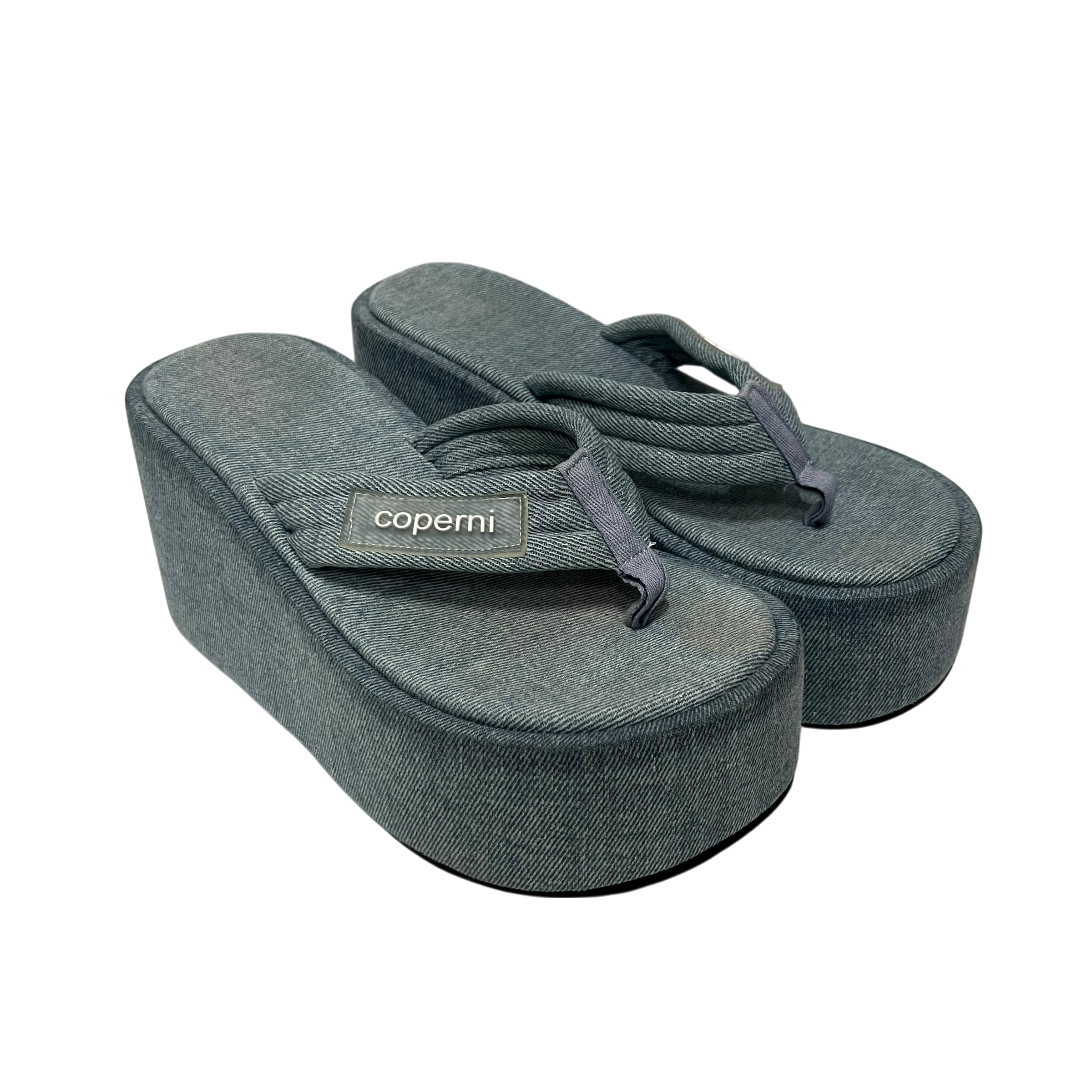 Coperni/Shoes/US 6/Denim/BLU/denim platform view 1
