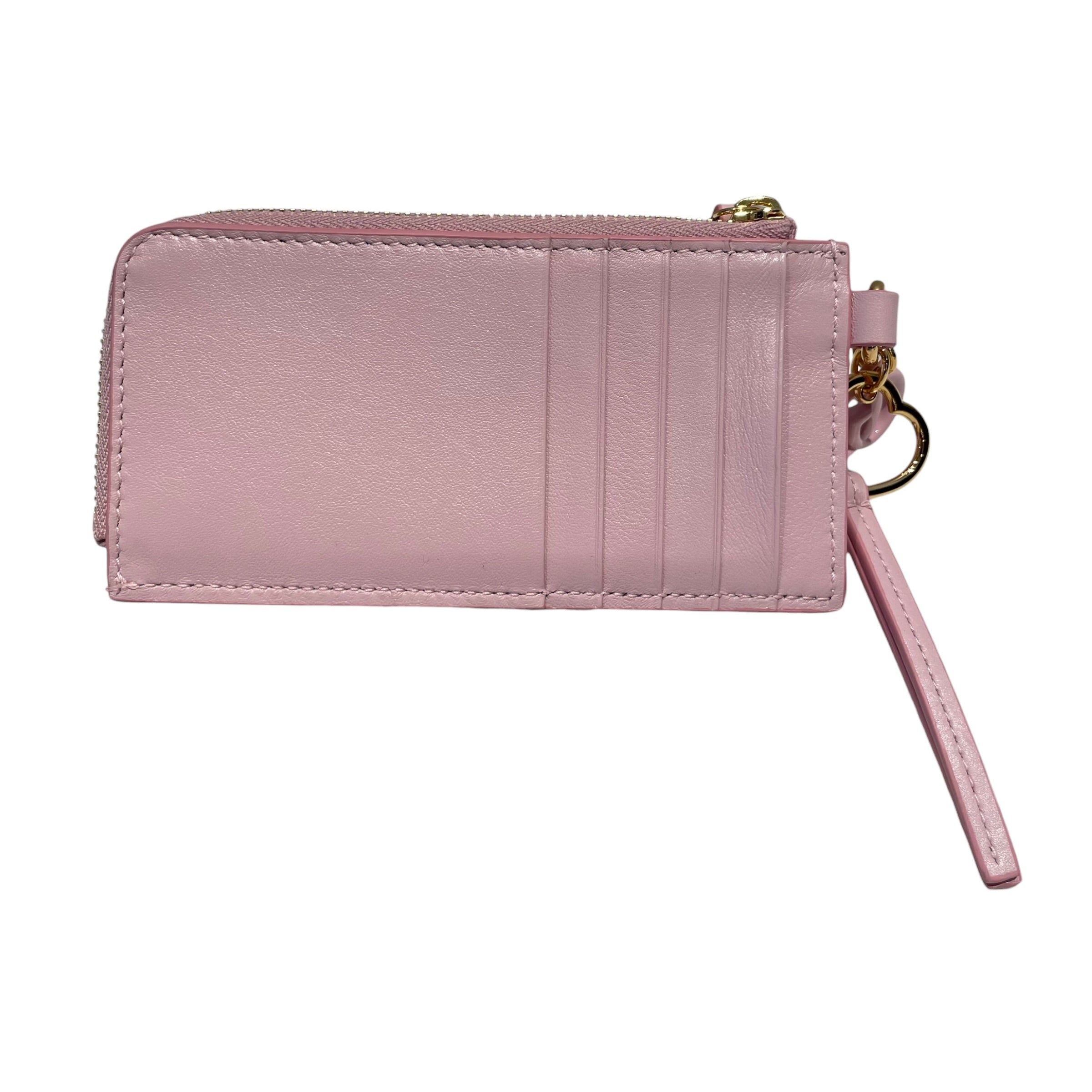 GUCCI/Card Case/Leather/PNK/L's/Double G Charm Card Case view 2