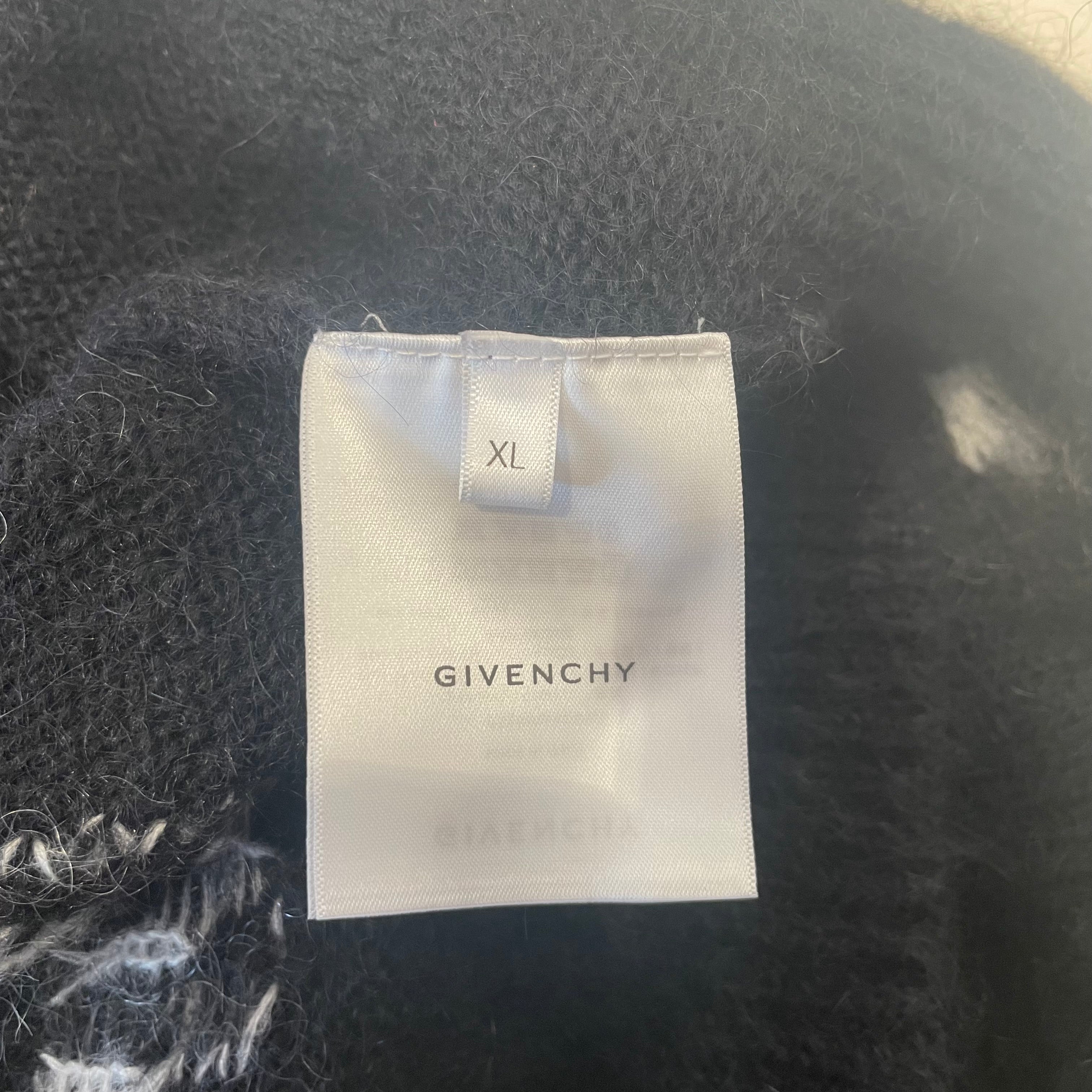 GIVENCHY/Sweater/XL/Graphic/Wool/BLK/Givenchy M International Sweat view 4