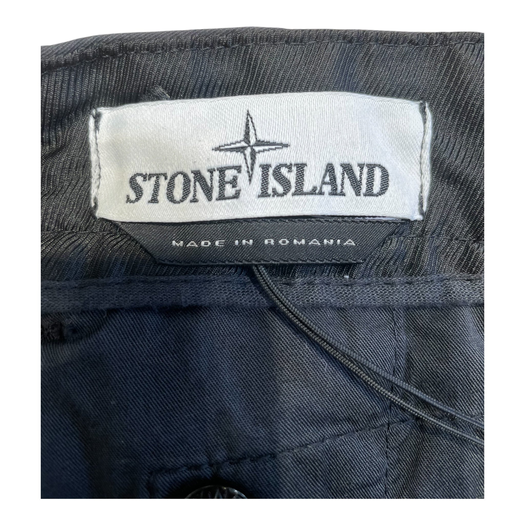 STONE ISLAND/Pants/33/Cotton/BLK/ view 3