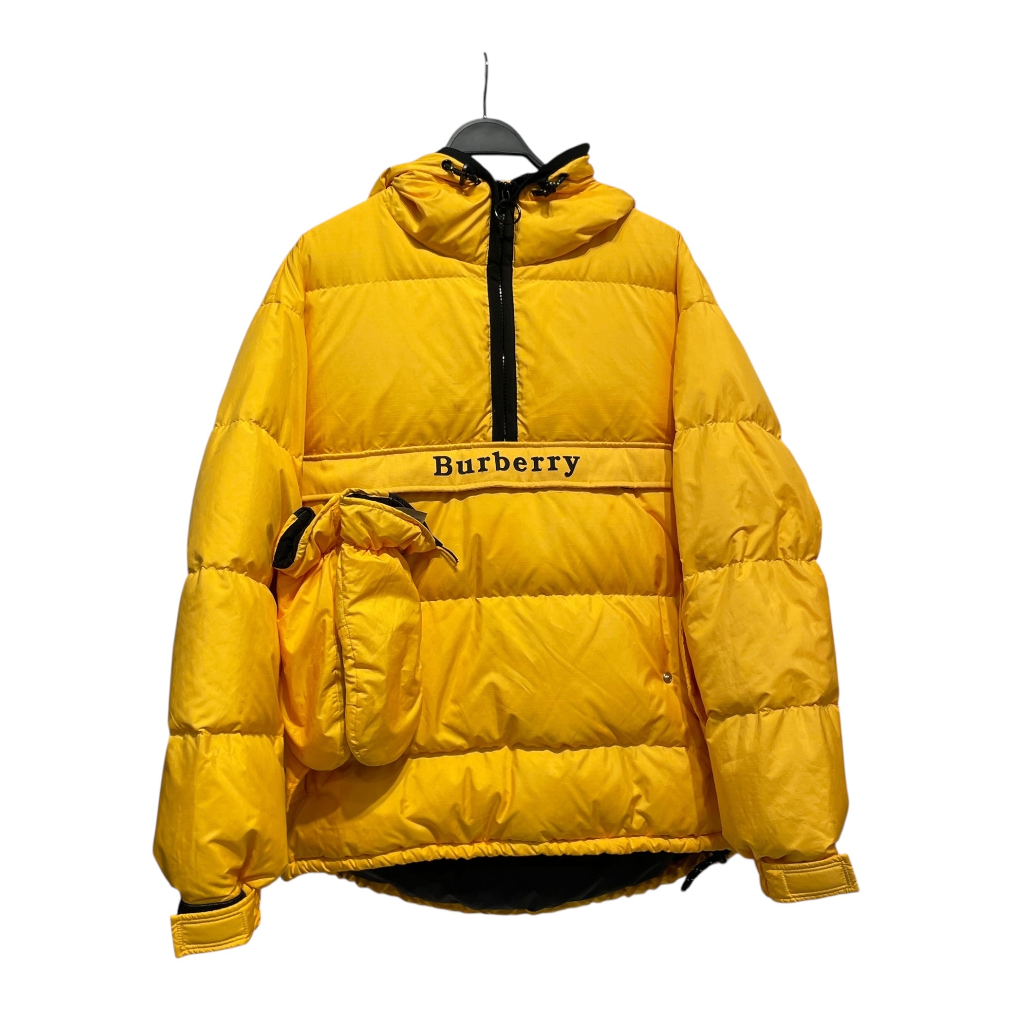 BURBERRY/Puffer Jkt/50/Nylon/YEL/WITH MITTENS view 1