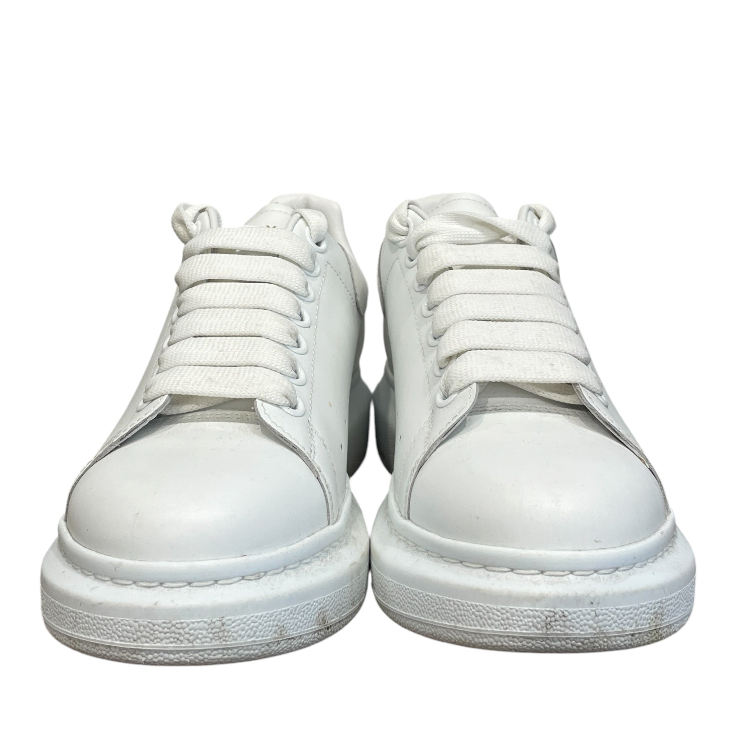 Alexander McQueen/Low-Sneakers/US 8/Leather/WHT/larry sneaker white mcqueen view 1