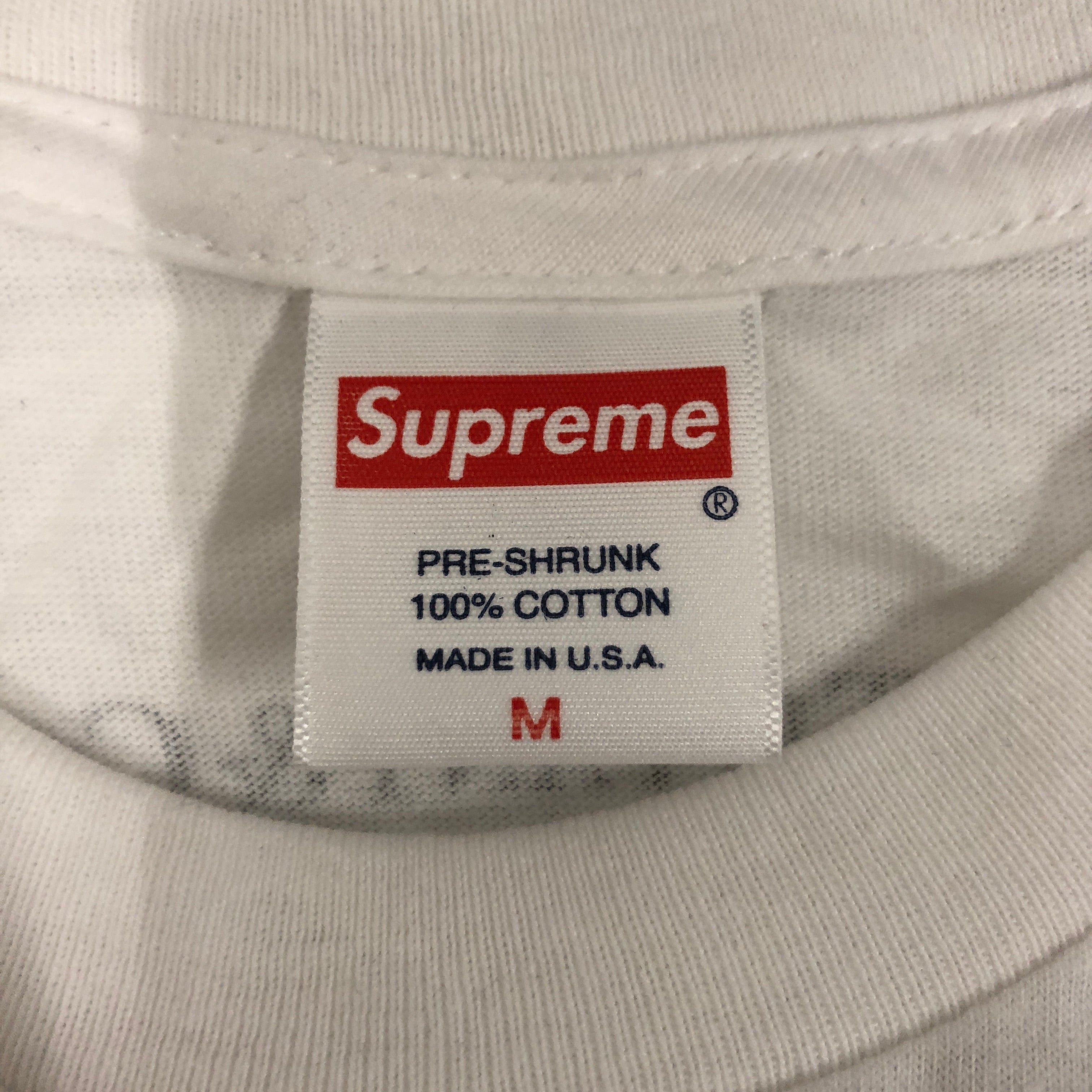 Supreme/TIFFANY&Co./T-Shirt/M/Cotton/WHT/Tiffany Box Logo Tee view 4