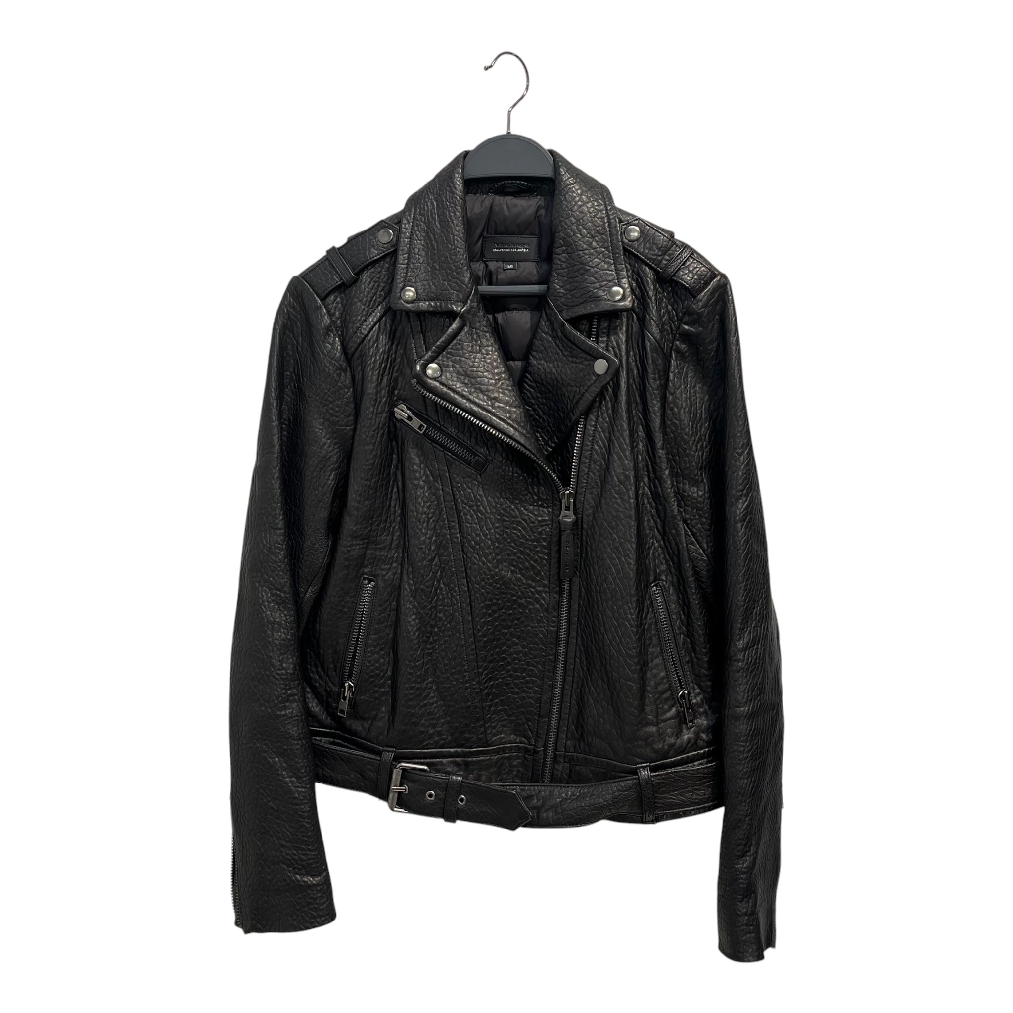 MACKAGE/ARITZIA/Leather Jkt/L/Lambskin/BLK/MOTO W PUFFER LINING AND BELT view 1