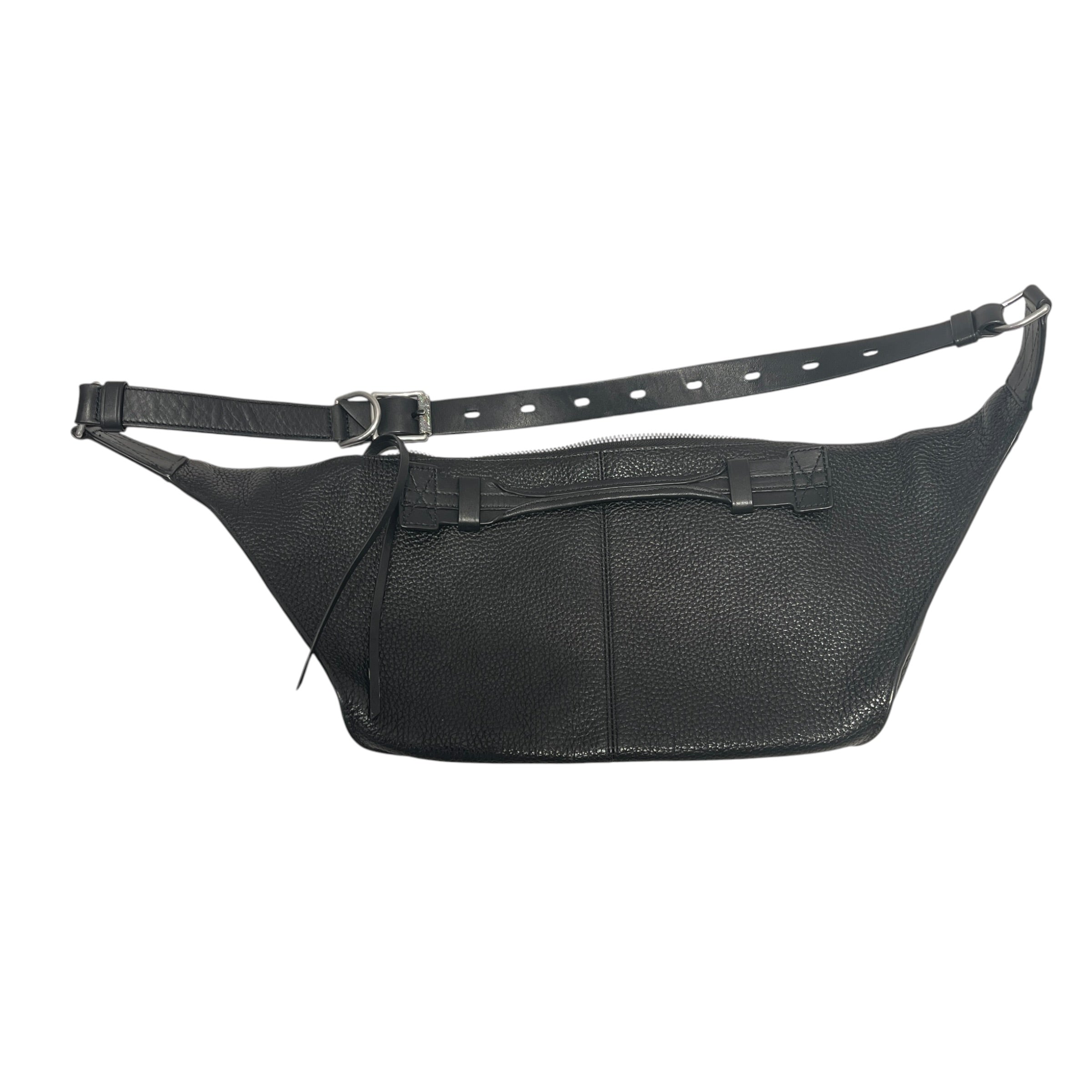 rag & bone/Fanny Pack/Leather/BLK/elliot fanny pack - fringe view 2