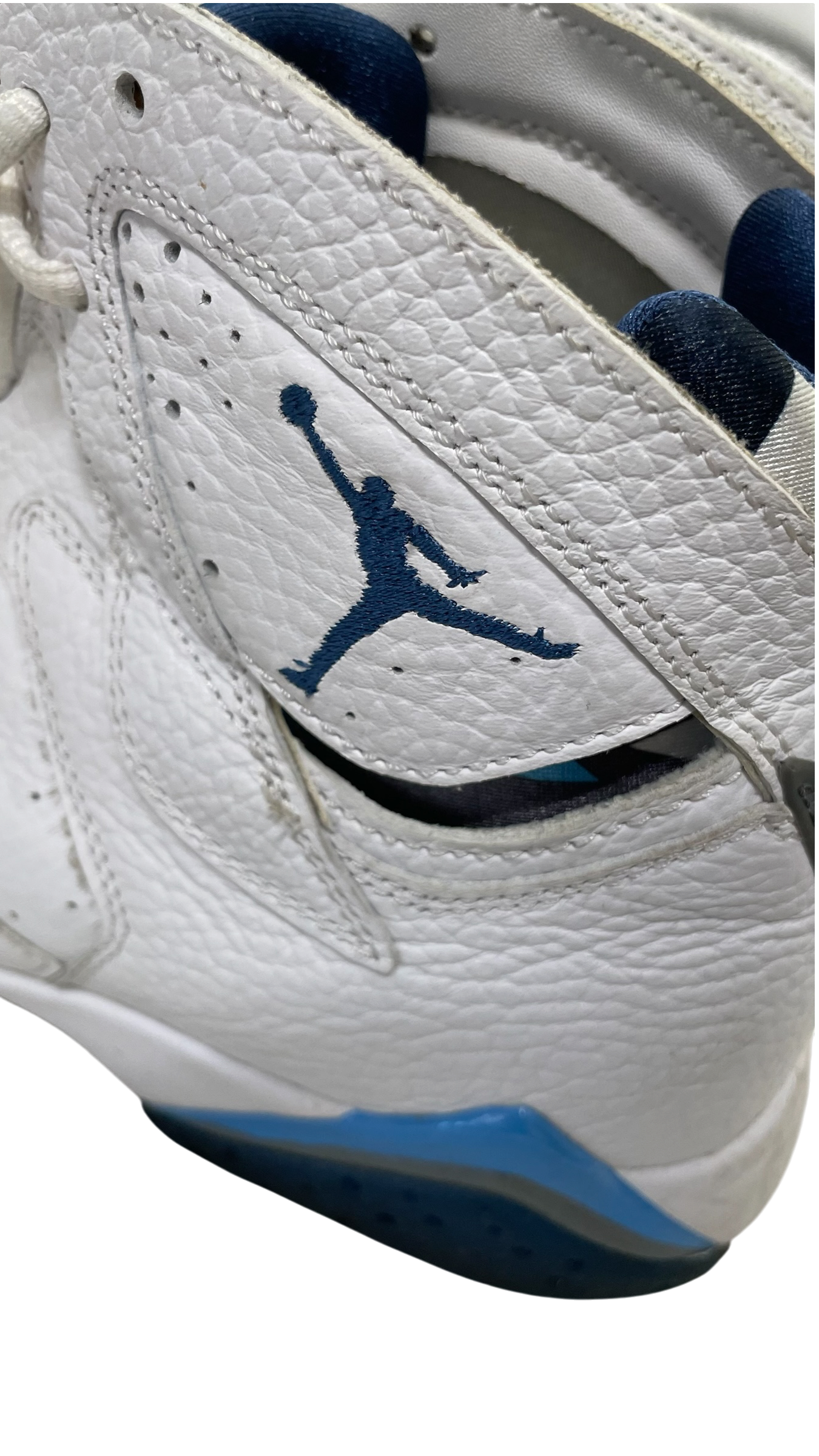 NIKE/Hi-Sneakers/US 11/Cotton/WHT/Air Jordan 7 Retro French Blue view 4