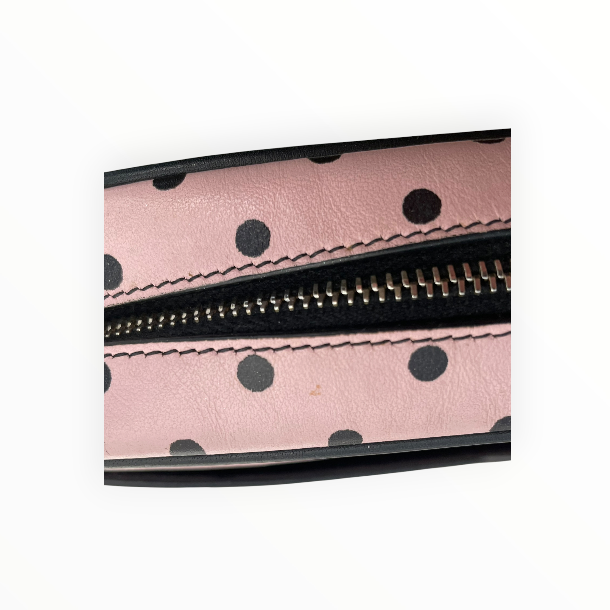 SAINT LAURENT/Bag/Polka dot/Leather/PNK/M.BAG MONO view 9