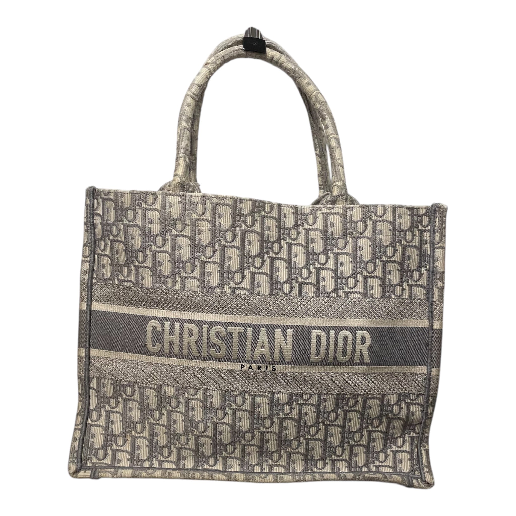 Christian Dior/Tote Bag/L/Monogram/Cotton/GRY/ view 1