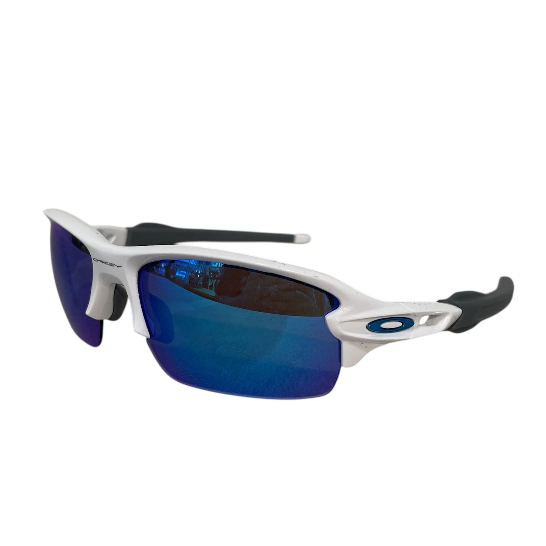 OAKLEY/Sunglasses/Plastic/WHT/Flak 2.0 Polarized view 2