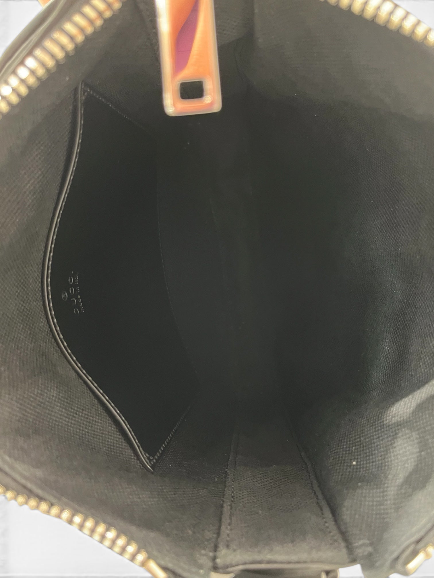 GUCCI/Cross Body Bag/Monogram/BLK/GG Messenger Bag view 6