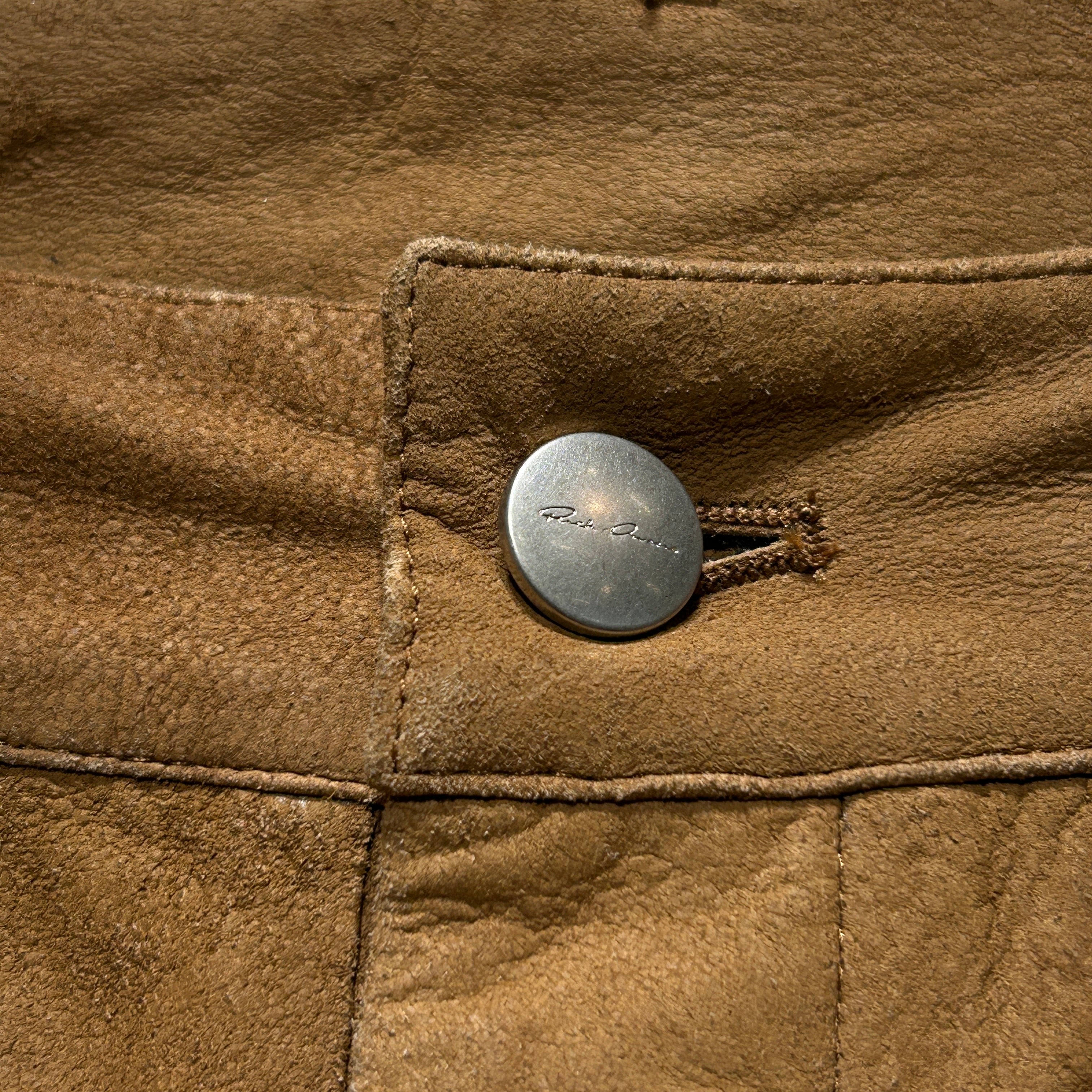 Rick Owens/Straight Pants/52/Leather/ORN/TYRONE CUT "HONEY" view 13