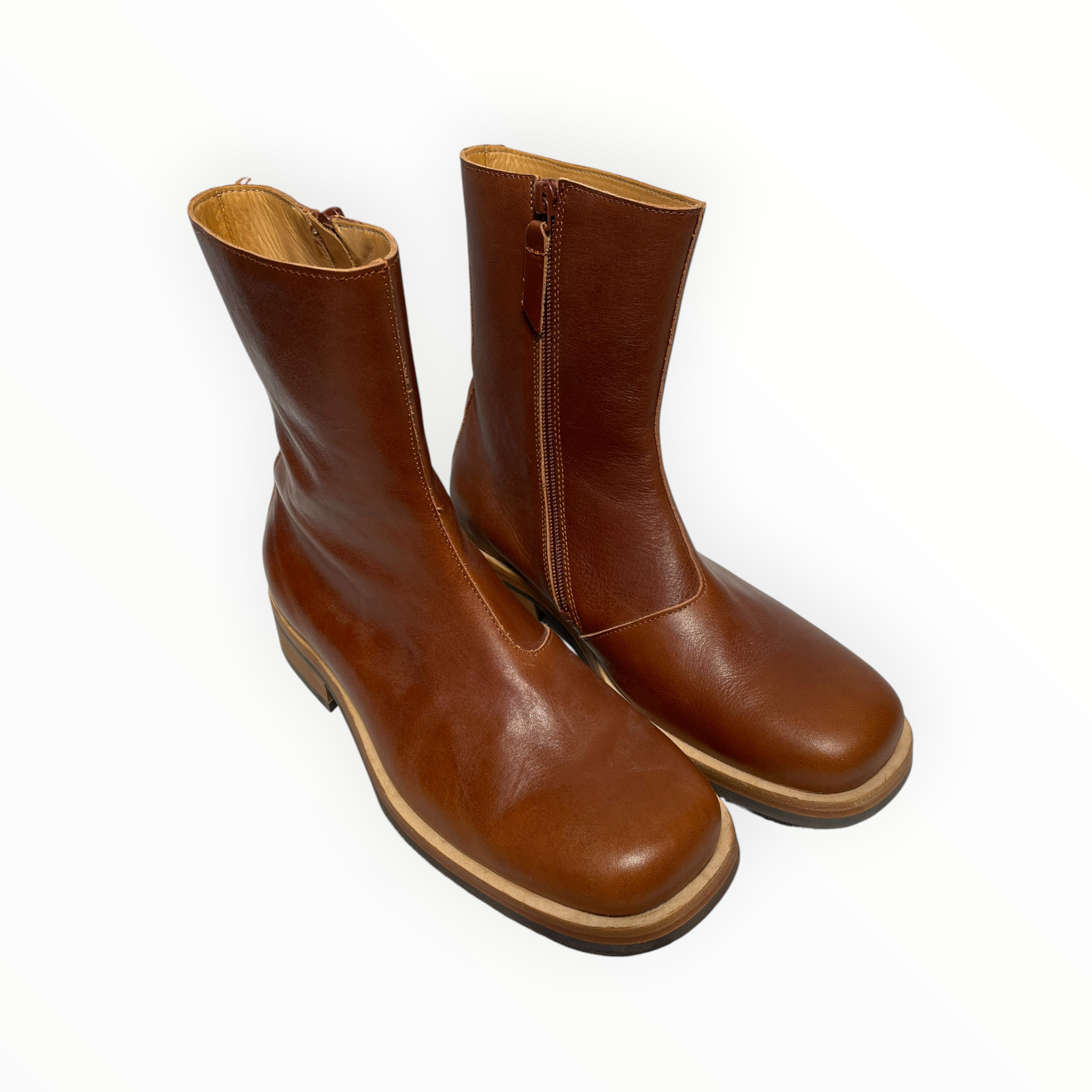 OUR LEGACY/Chelsea Boots/EU 40/Leather/CML/square toe chlsea view 1