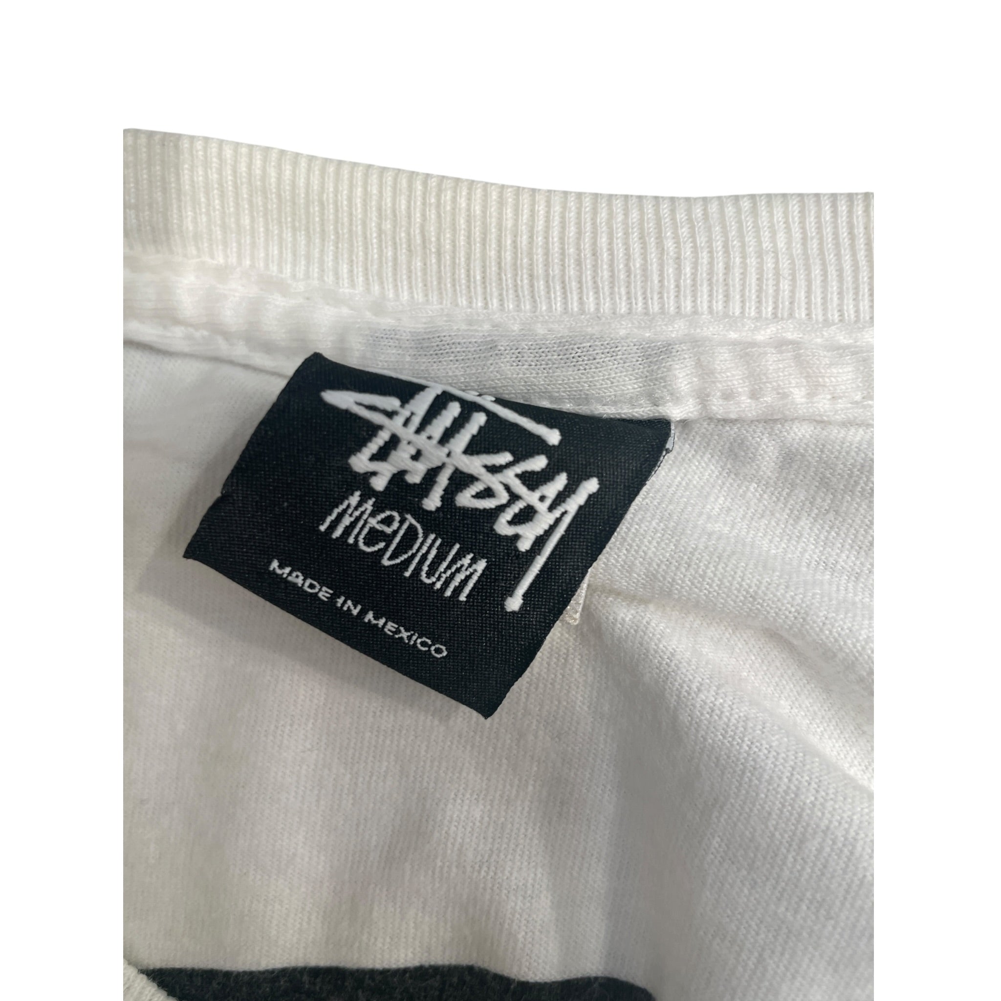 STUSSY/BAPE STA!/3|4S Cut & Sew/M/Cotton/WHT/WORLD TOUR BAPE view 5
